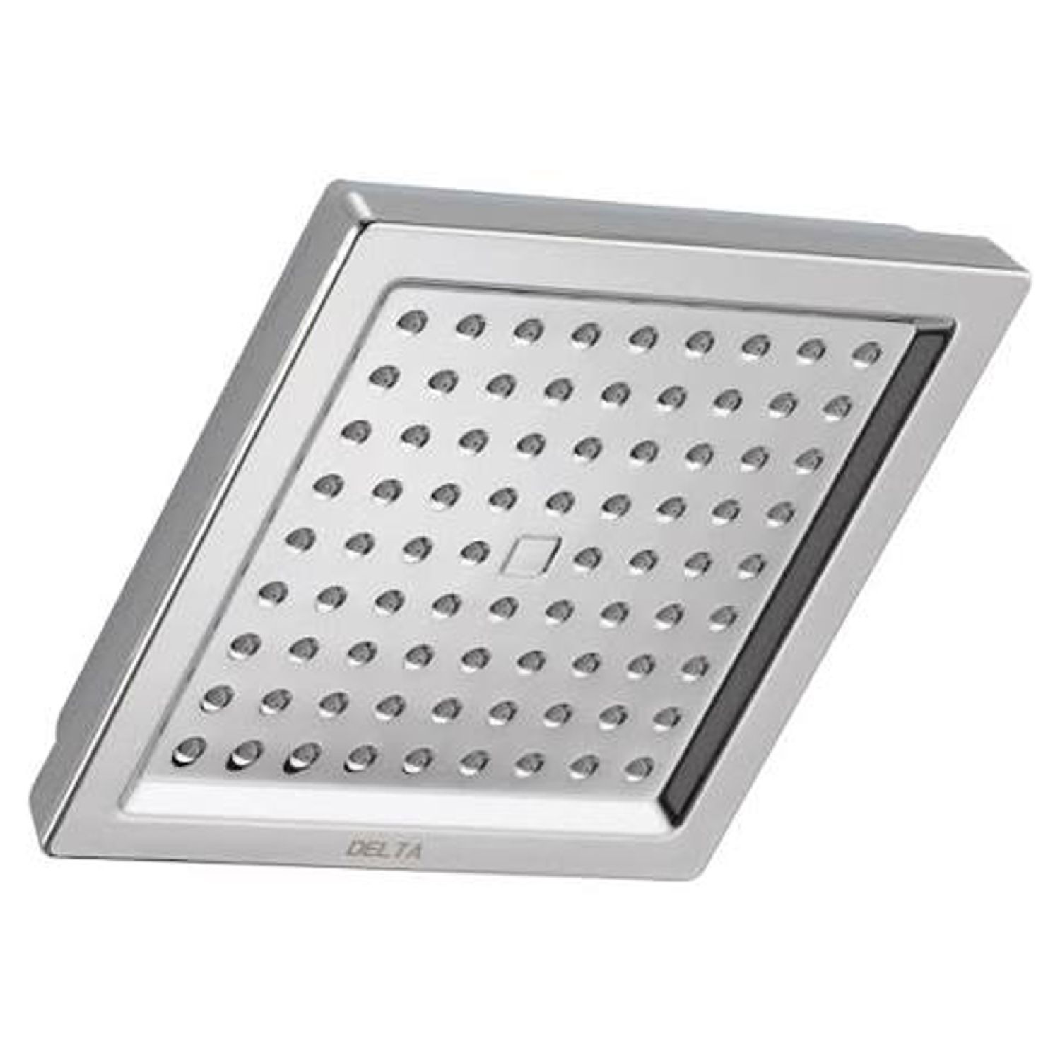 Delta RP62283SP Delta Dryden Universal Showering 6-1/2in Square 2.5 GPM Single-Setting Raincan Showerhead with Touch-Clean Technology, SpotShield Stainless - RP62283SP