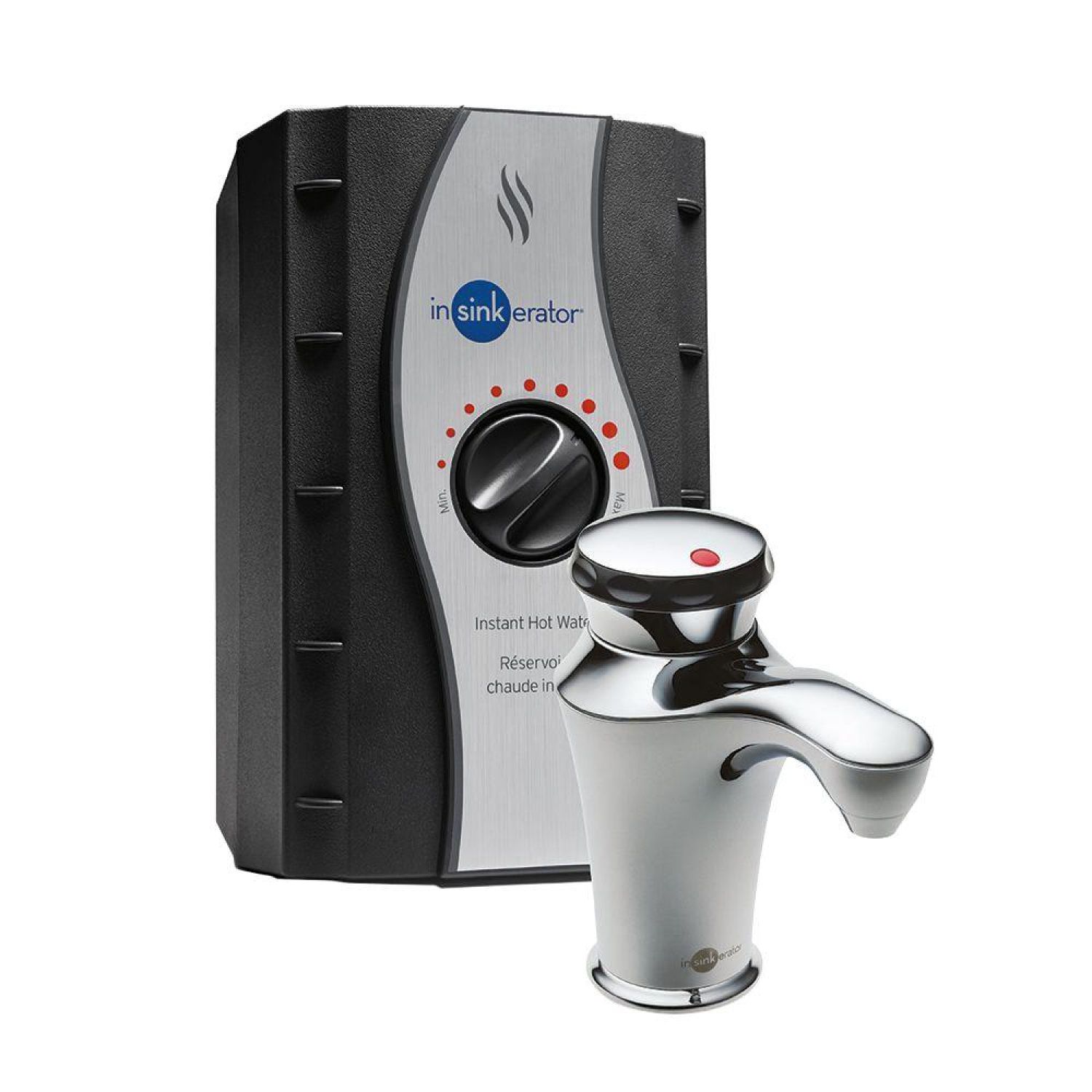 Insinkerator H-CONTOUR-SS InSinkErator Invite Contour Instant Hot Water Faucet, Chrome - H-CONTOUR-SS