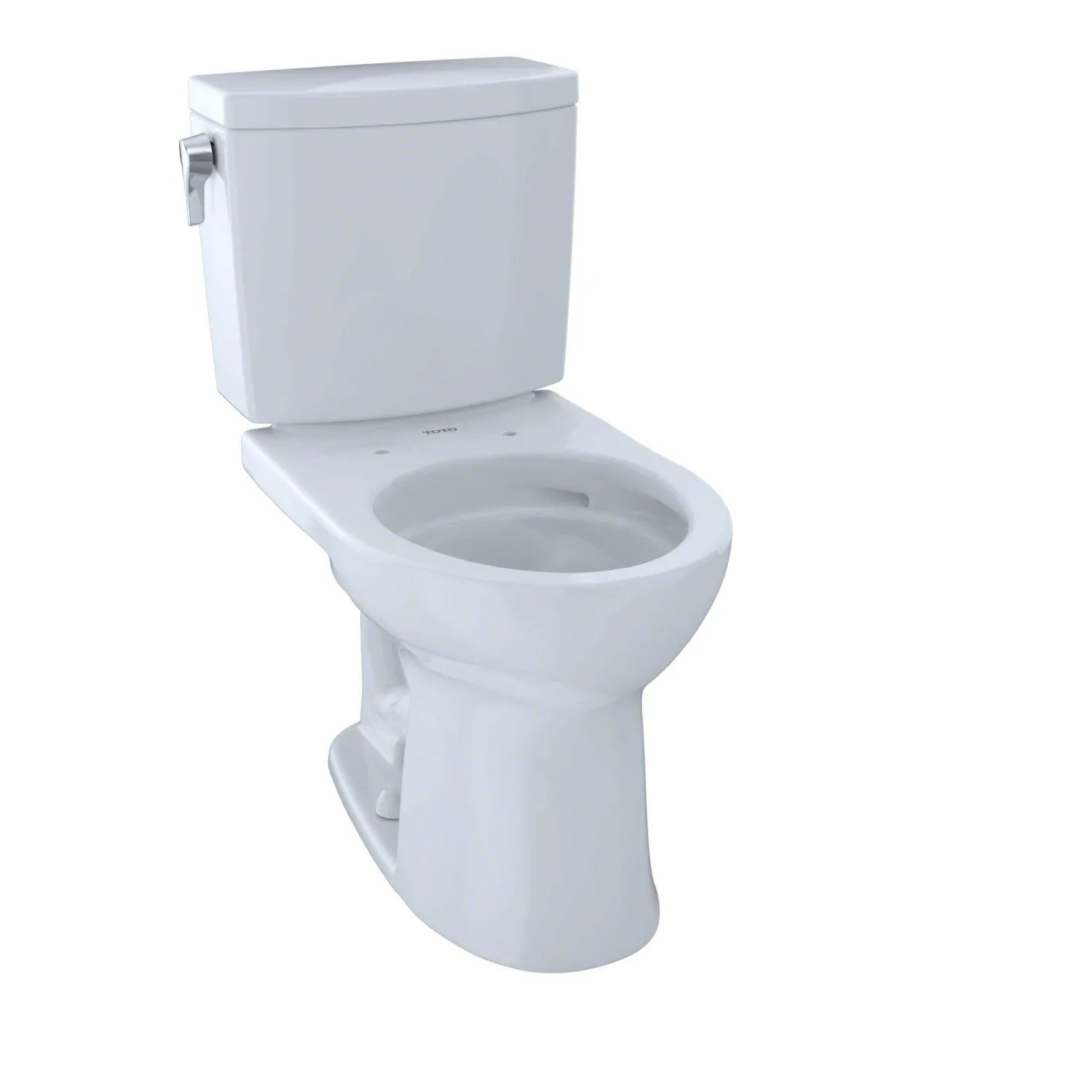 Toto CST453CUFG#01 Toto Drake II Two-Piece Round Bowl Toilet, 1.0 GPF, Cotton White - CST453CUFG#01