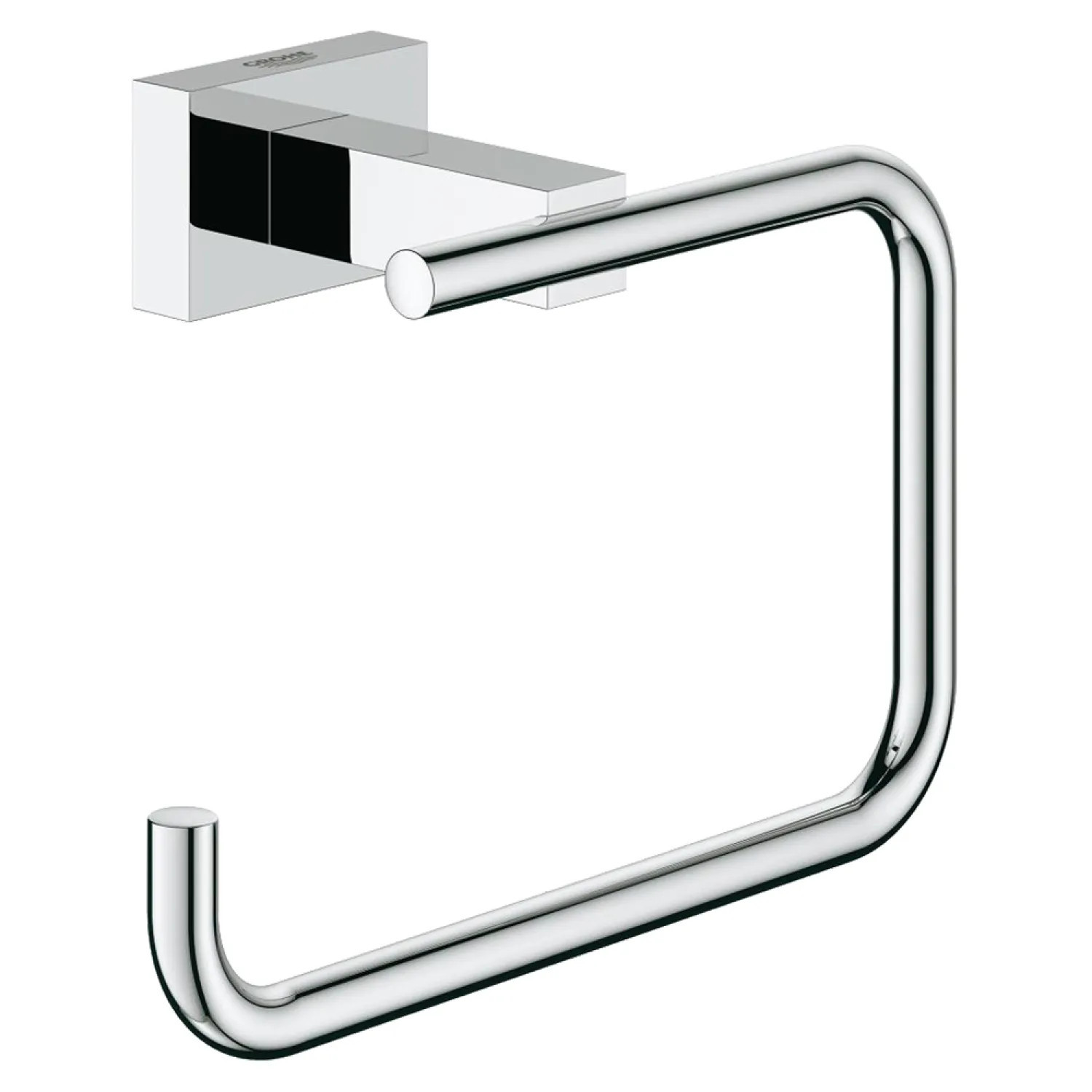 Grohe 40507001 Grohe Essentials Cube Toilet Paper Holder, StarLight Chrome - 40507001