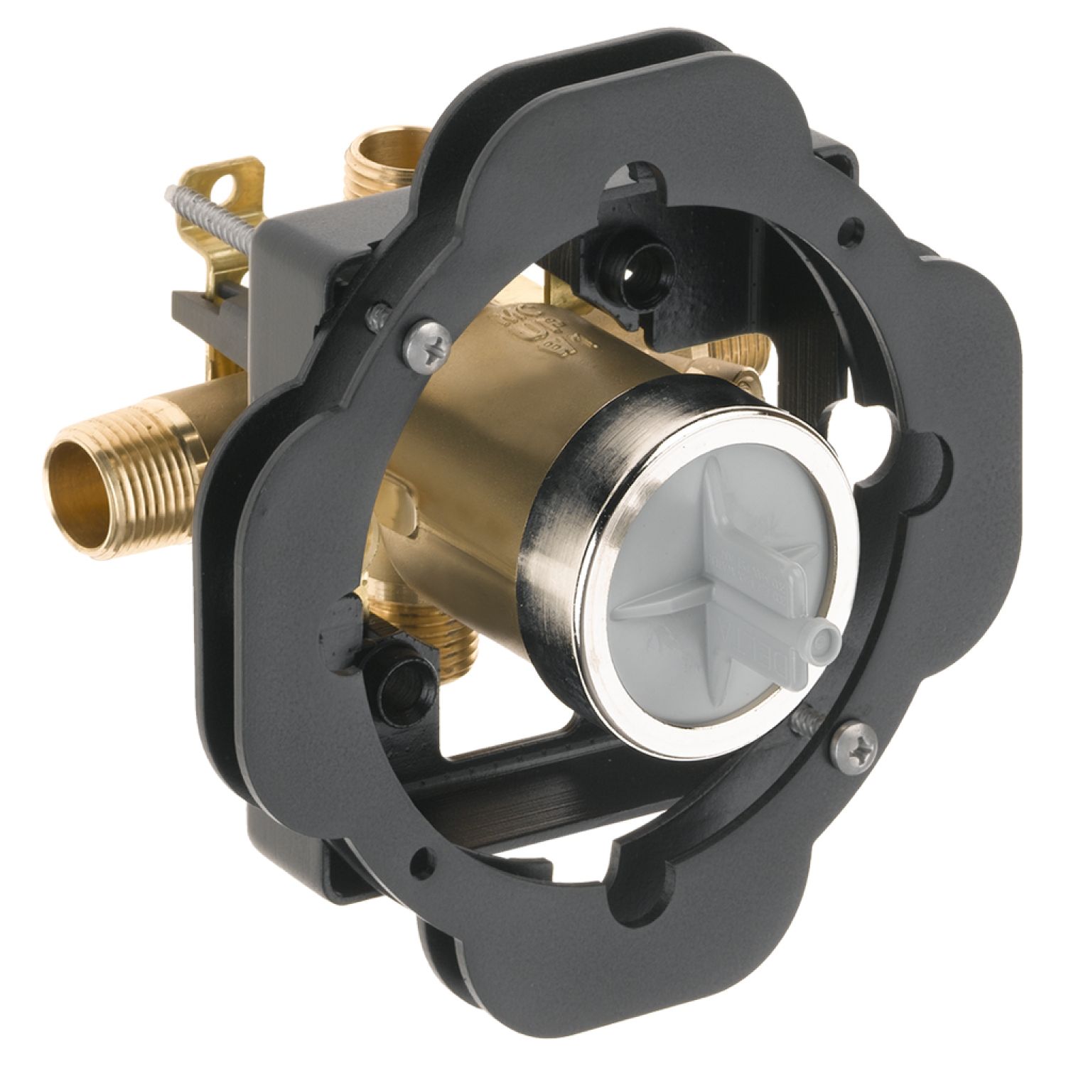Delta R10000-UNWSBXT Delta R10000-UNWSBXT MultiChoice Universal Tub/Shower Rough-In Valve w/ Stops, 1/2