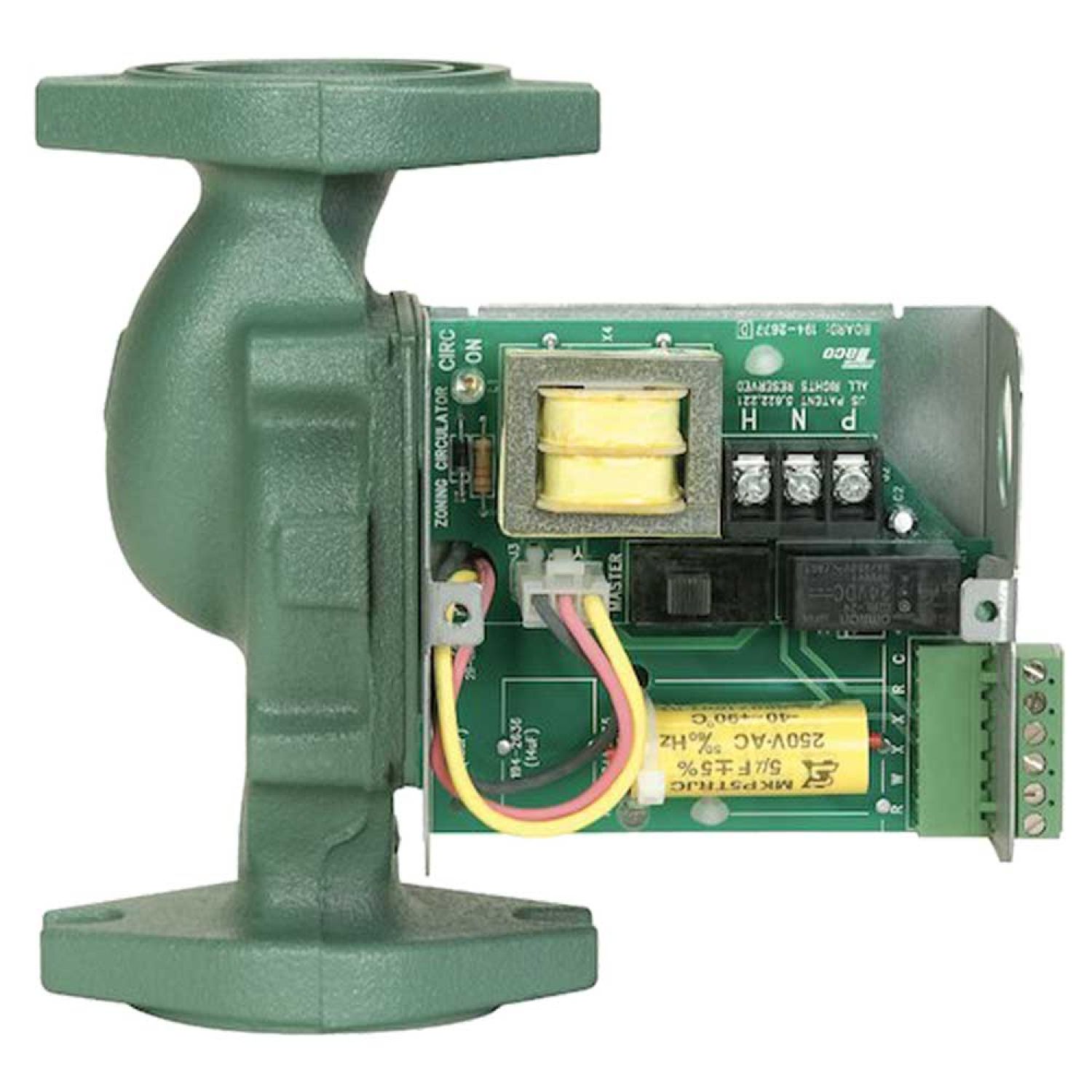 Taco 005-ZF2-6 Taco Priority Zoning Circulator Pump, 1/35 HP, 18 GPM, 115V, Cast Iron, Flange - 005-ZF2-6