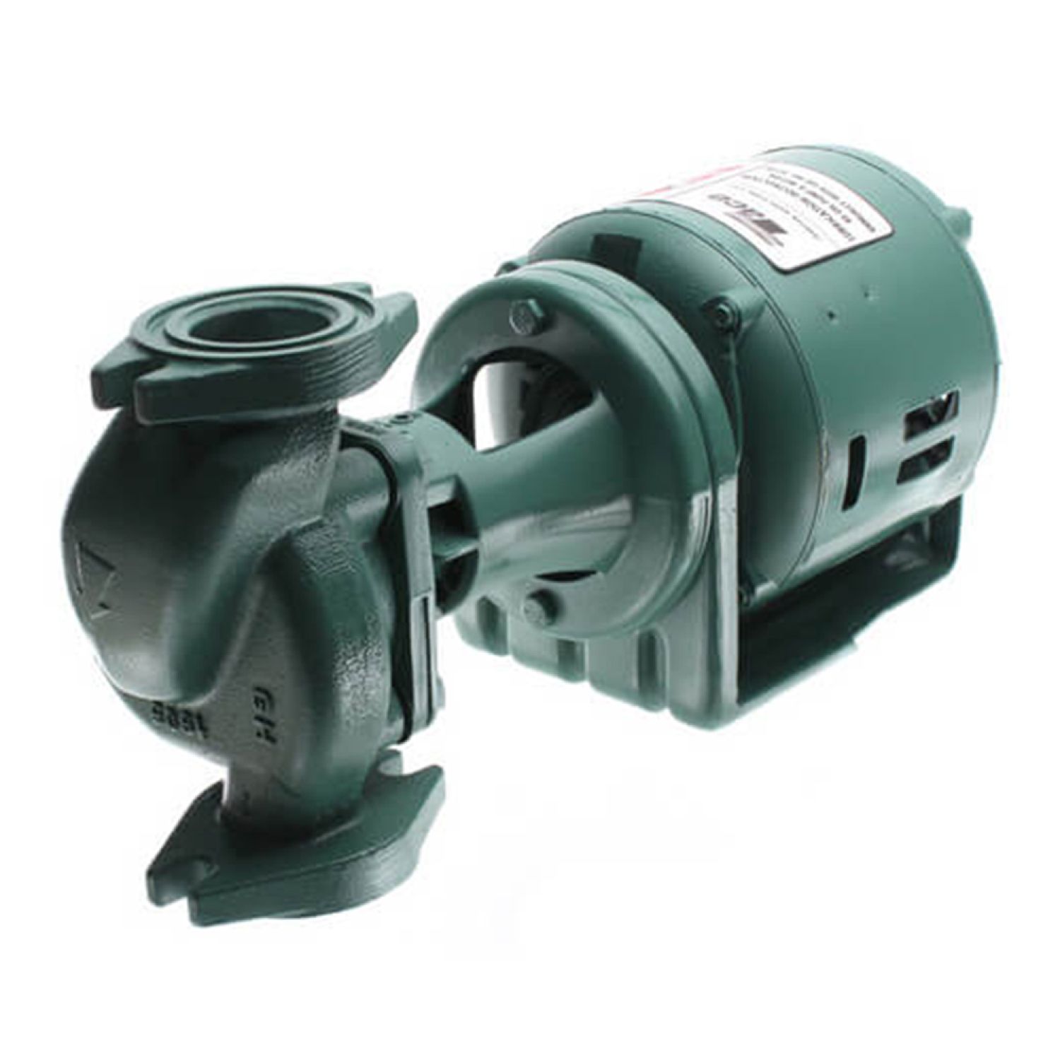 Taco 110-24 Taco 3-Piece Inline Circulator Pump, 1/12 HP, 1-Phase, 33 GPM, 115V, Cast Iron, Flange - 110-24