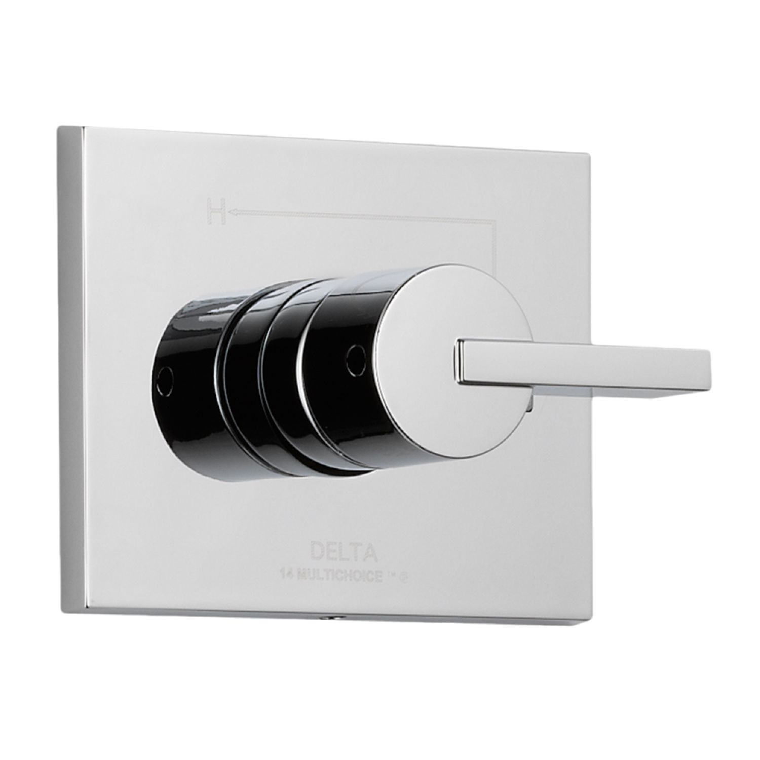 Delta T14053 Delta Vero Monitor 14 Series Valve Trim, Lever Handle, Polished Chrome - T14053