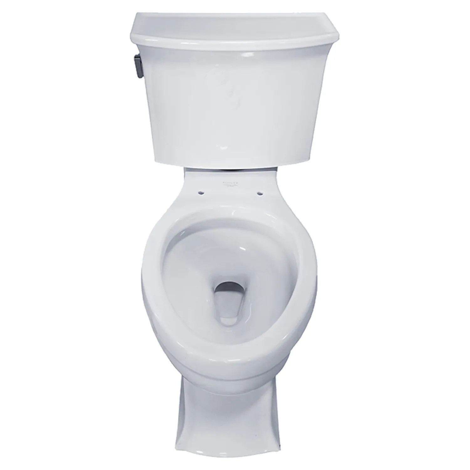 Kohler 3551-0 KOHLER Archer Non-Skirted Comfort Height White Two-Piece Toilet, 1.28 GPF, Glazed Trapway, AquaPiston, Seat Not Included - K-3551-0