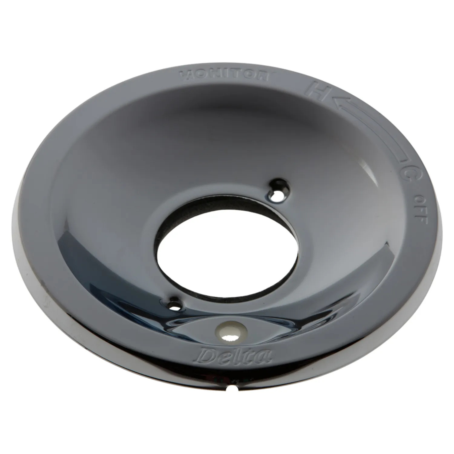 Delta RP21634 Delta RP21634 Delta Deep Escutcheon with Push Button Diverter (Chrome)