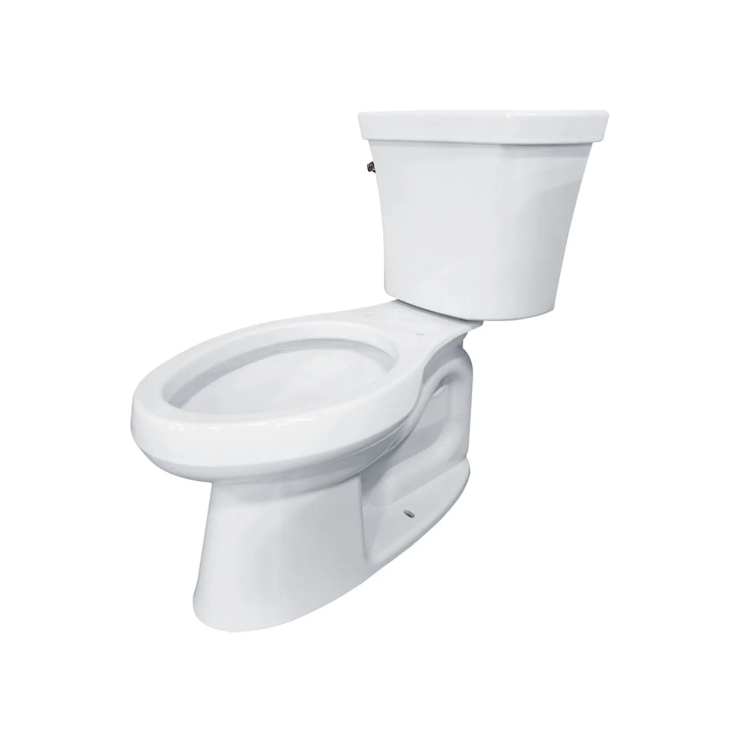 Kohler 3999-T-0 KOHLER K-3999-T-0 Highline Comfort Height Two-piece Elongated 1.28 gpf Chair Height Toilet with Tank Cover Locks, White
