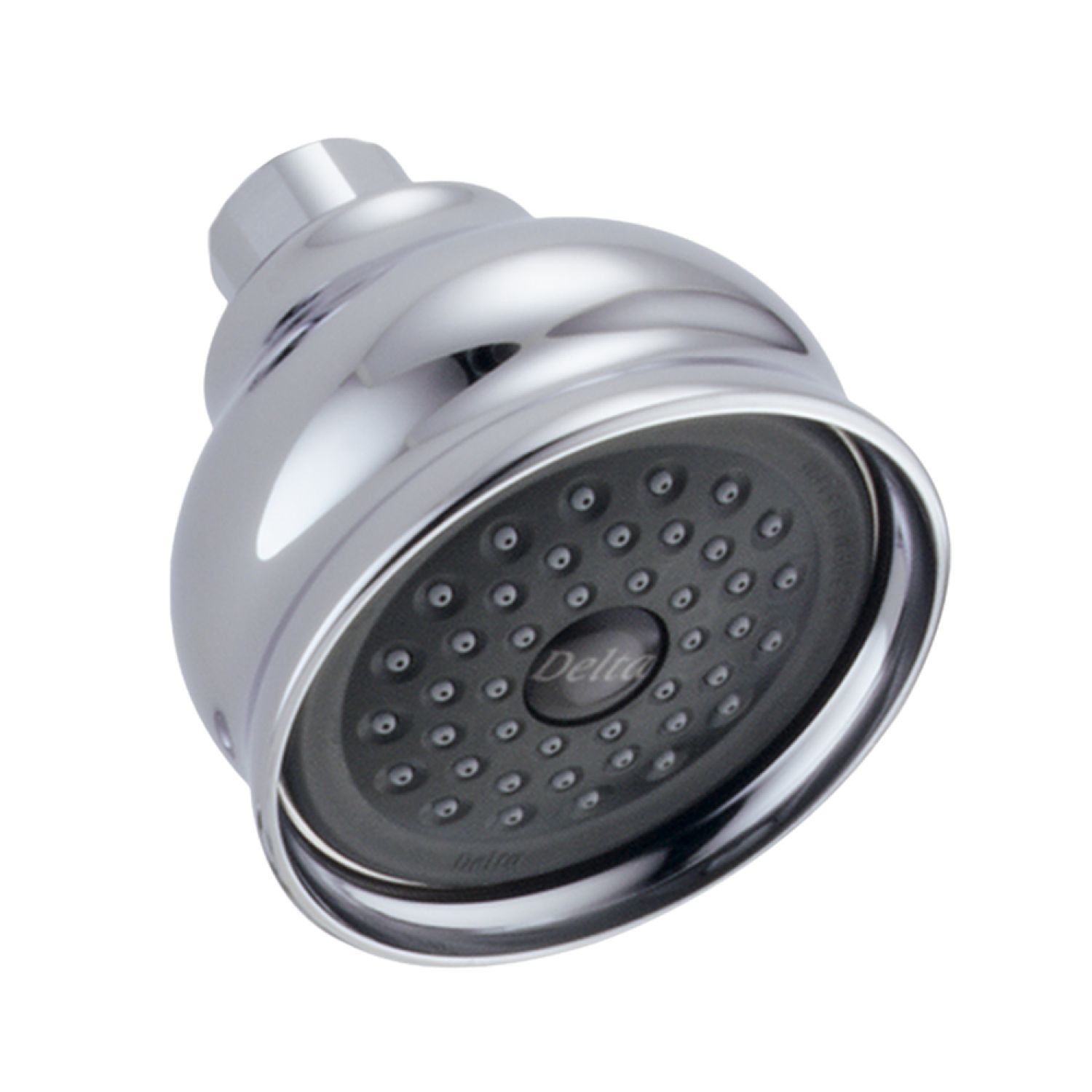 Delta RP43164 Delta Fundamentals Single-Setting Shower Head with Touch-Clean Holes, Round, 1.75 GPM, Chrome - RP43164