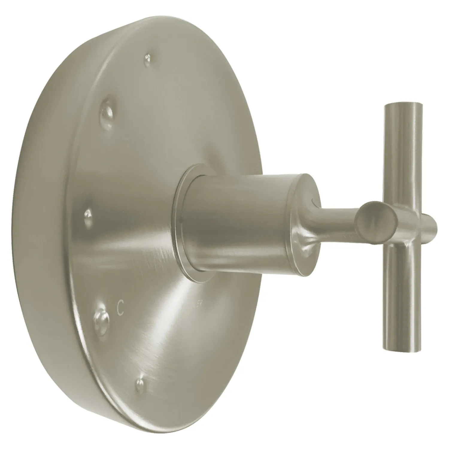 Kohler TS14423-3-BN Kohler Purist Rite-Temp Valve Trim, Cross Handle, Brushed Nickel - K-TS14423-3-BN