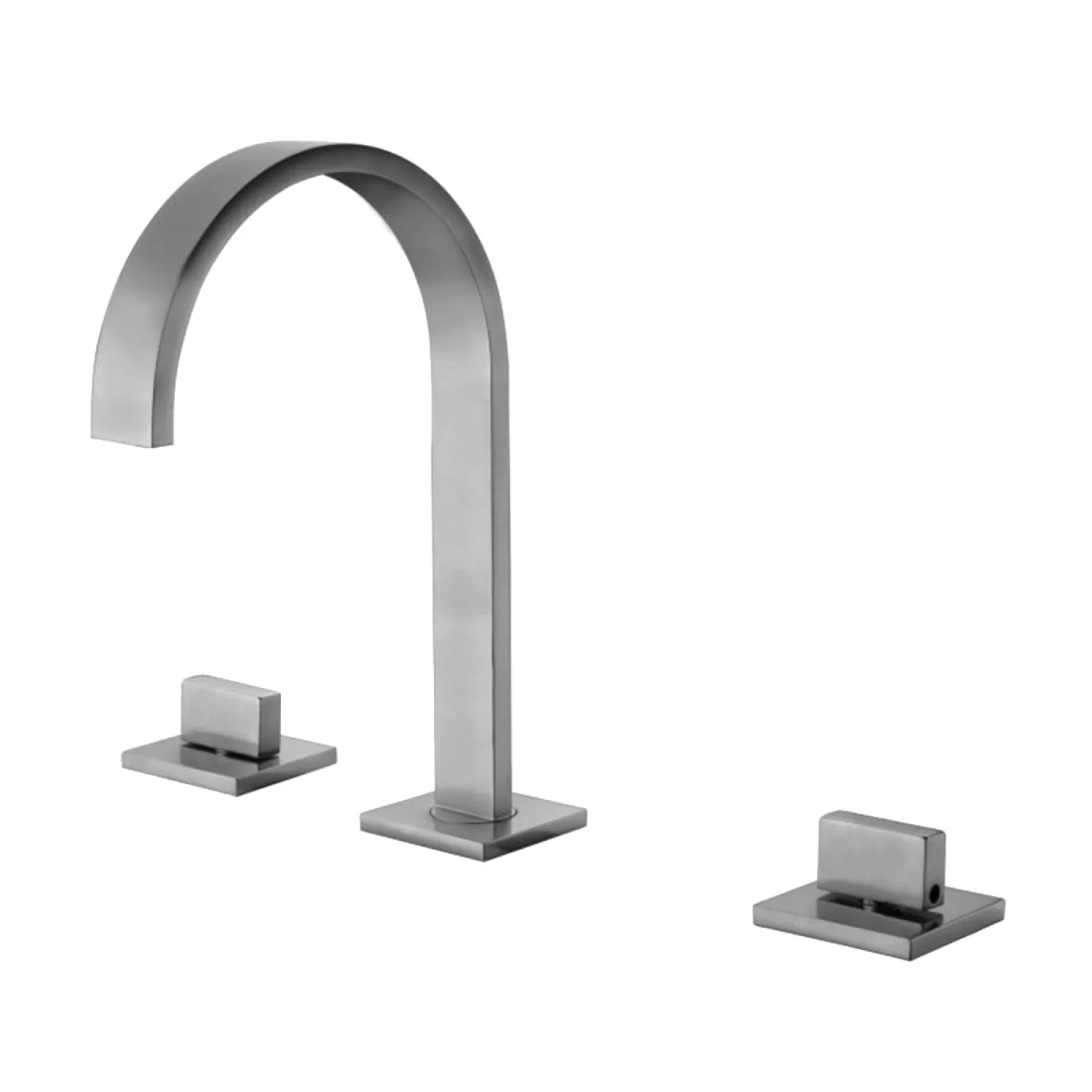 Alfi AB1336-BN Alfi AB1336-BN Gooseneck Widespread Lavatory Faucet - Brushed Nickel