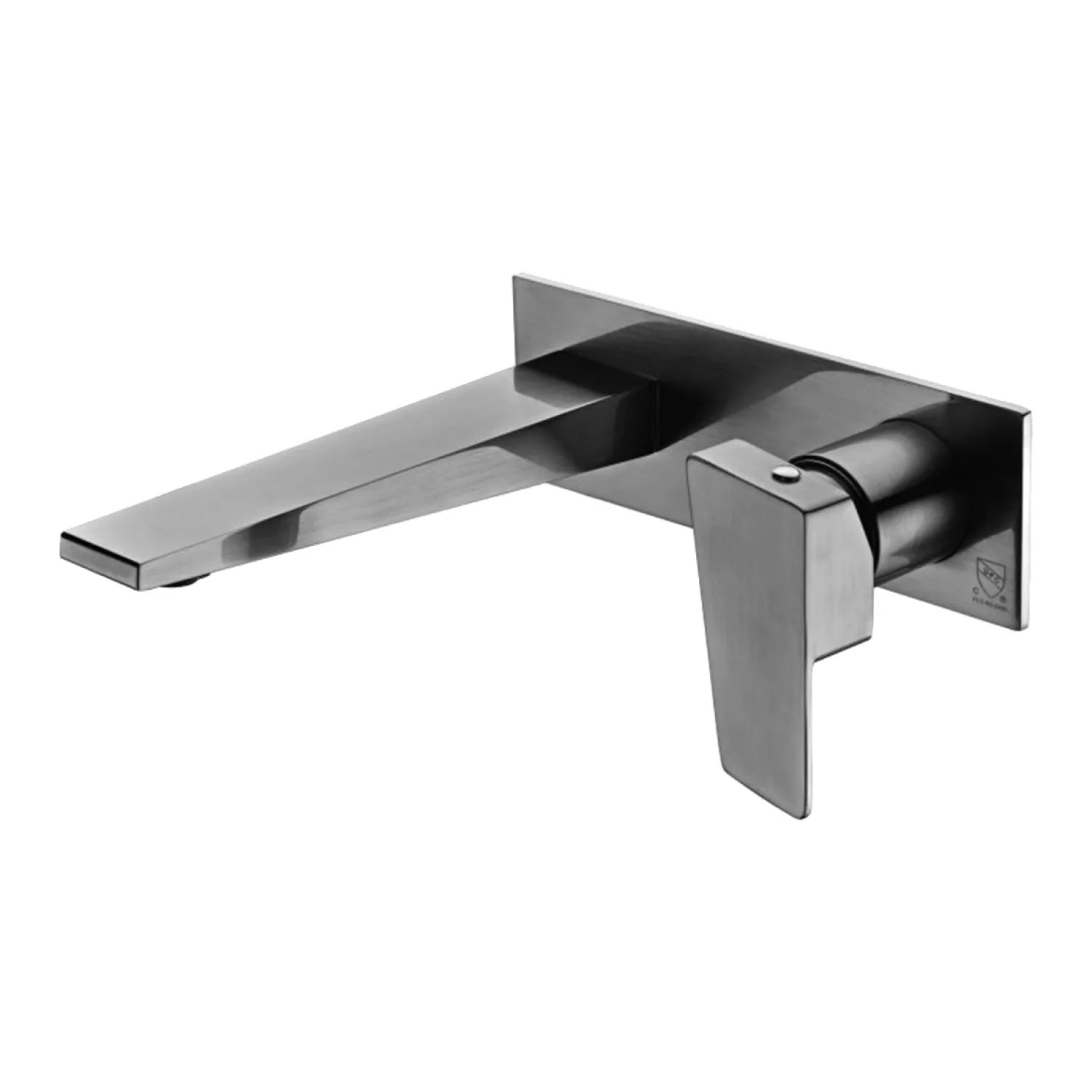 Alfi AB1472-BN ALFI One-Handle Bathroom Faucet, Wall Mount, Lever Handle, Valve Included, Brushed Nickel - AB1472-BN