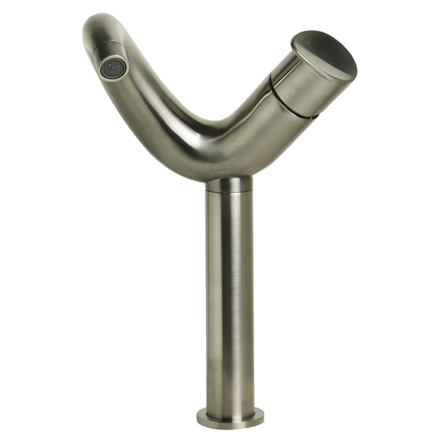 Alfi AB1570-BN ALFI Tall Wave Bathroom Faucet, Lever Handle with Hot & Cold Indicators, Lead Compliant, Brushed Nickel - AB1570-BN