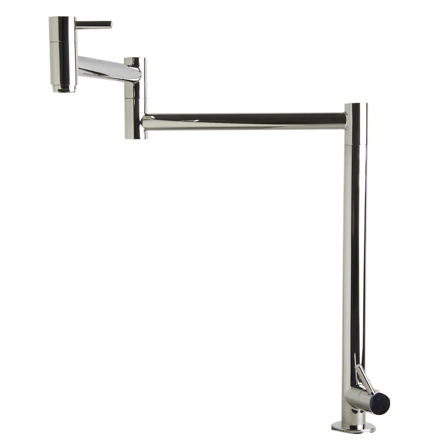 Alfi AB5018-PSS ALFI AB5018-PSS Retractable Pot Filler Kitchen Faucet, Polished Stainless Steel