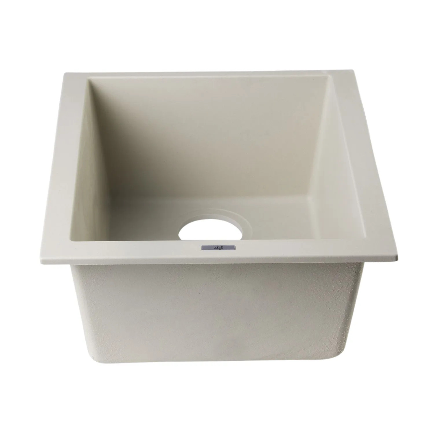 Alfi AB1720UM-B ALFI AB1720UM-B Rectangular Undermount Kitchen Sink - Biscuit