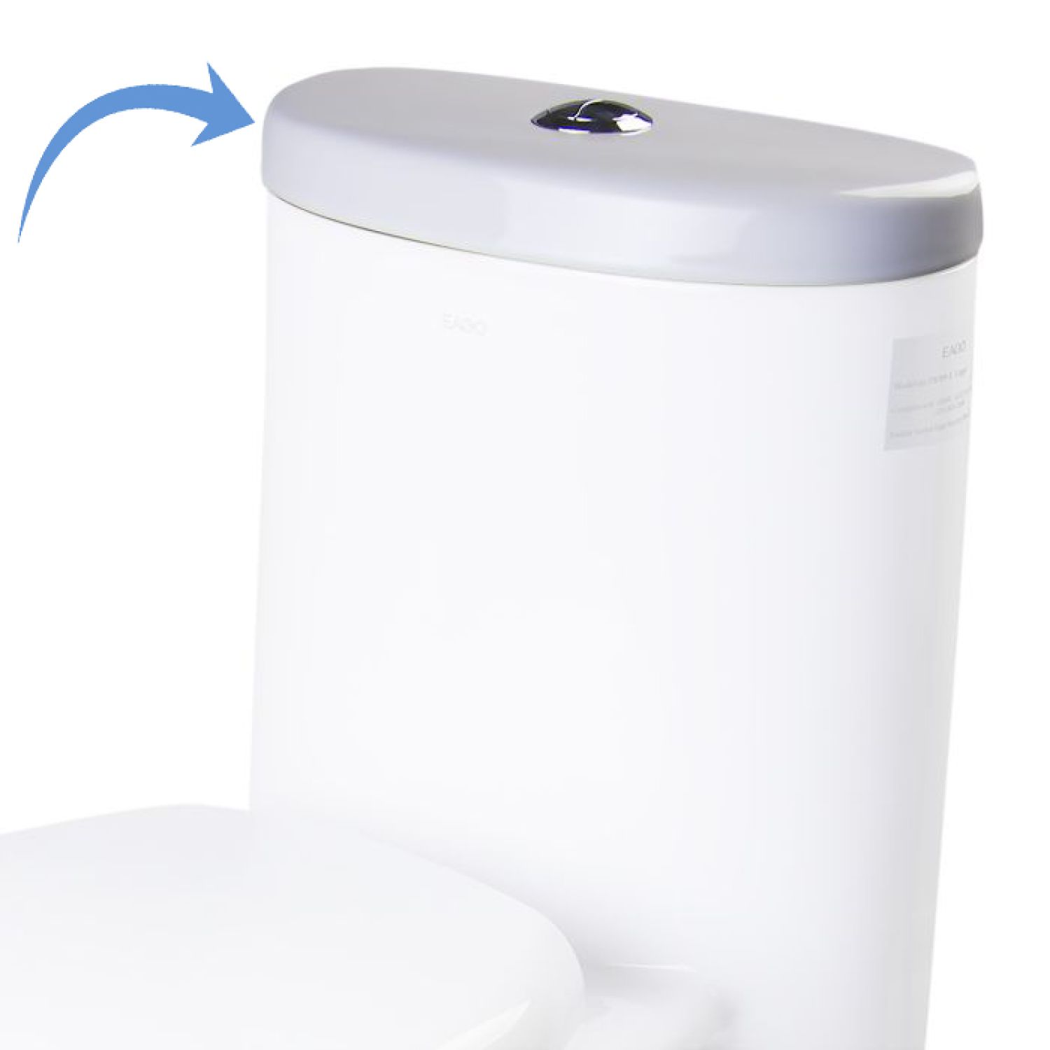 Alfi R-309LID EAGO R-309LID Replacement Ceramic Toilet Lid