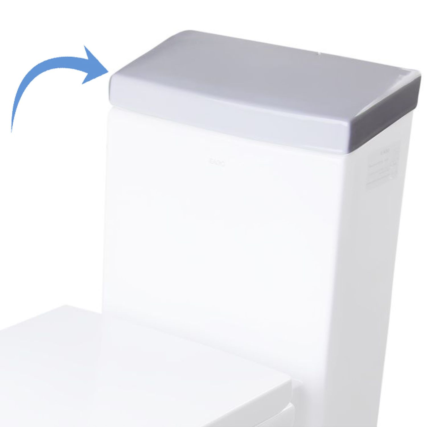 Alfi R-336LID EAGO R-336LID Replacement Ceramic Toilet Lid