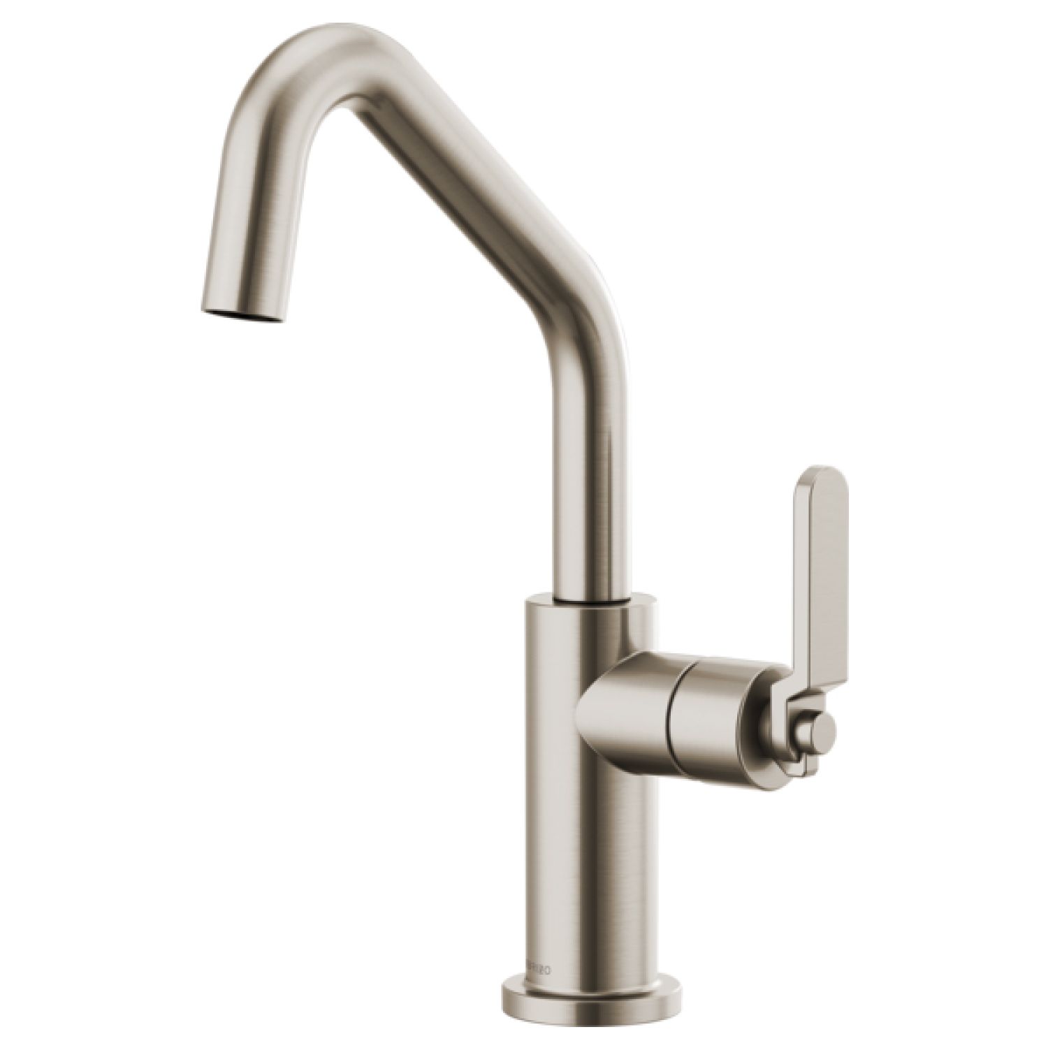 Brizo 61064LF-SS Brizo Litze Brilliance Stainless One Handle Bar Faucet with Angled Spout and Industrial Handle Kit - 61064LF-SS