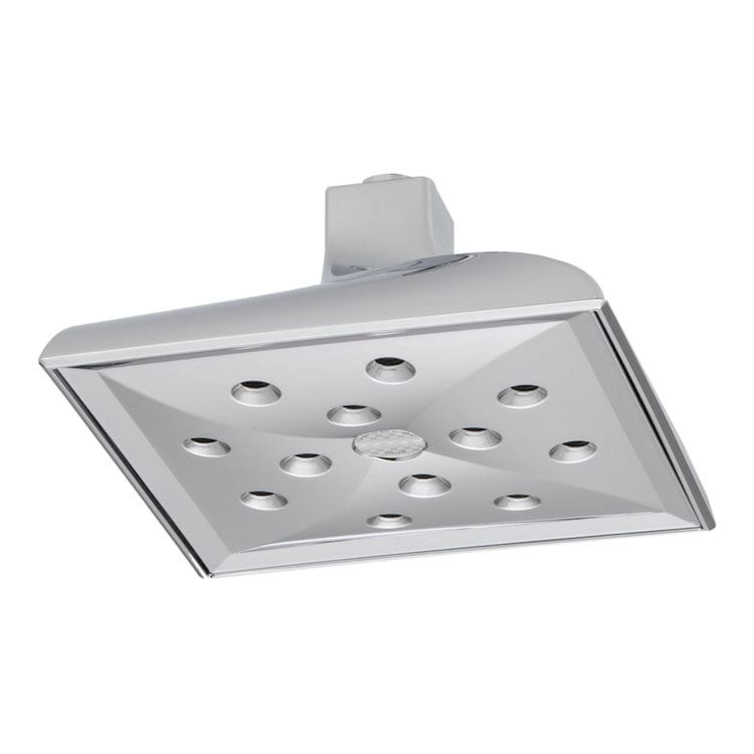 Brizo 81330-PC-2.5 Brizo Virage 8in Polished Chrome Raincan Shower Head, Square, Single-Function, H2OKinetic, 2.5 GPM, Ceiling-Mount - 81330-PC-2.5