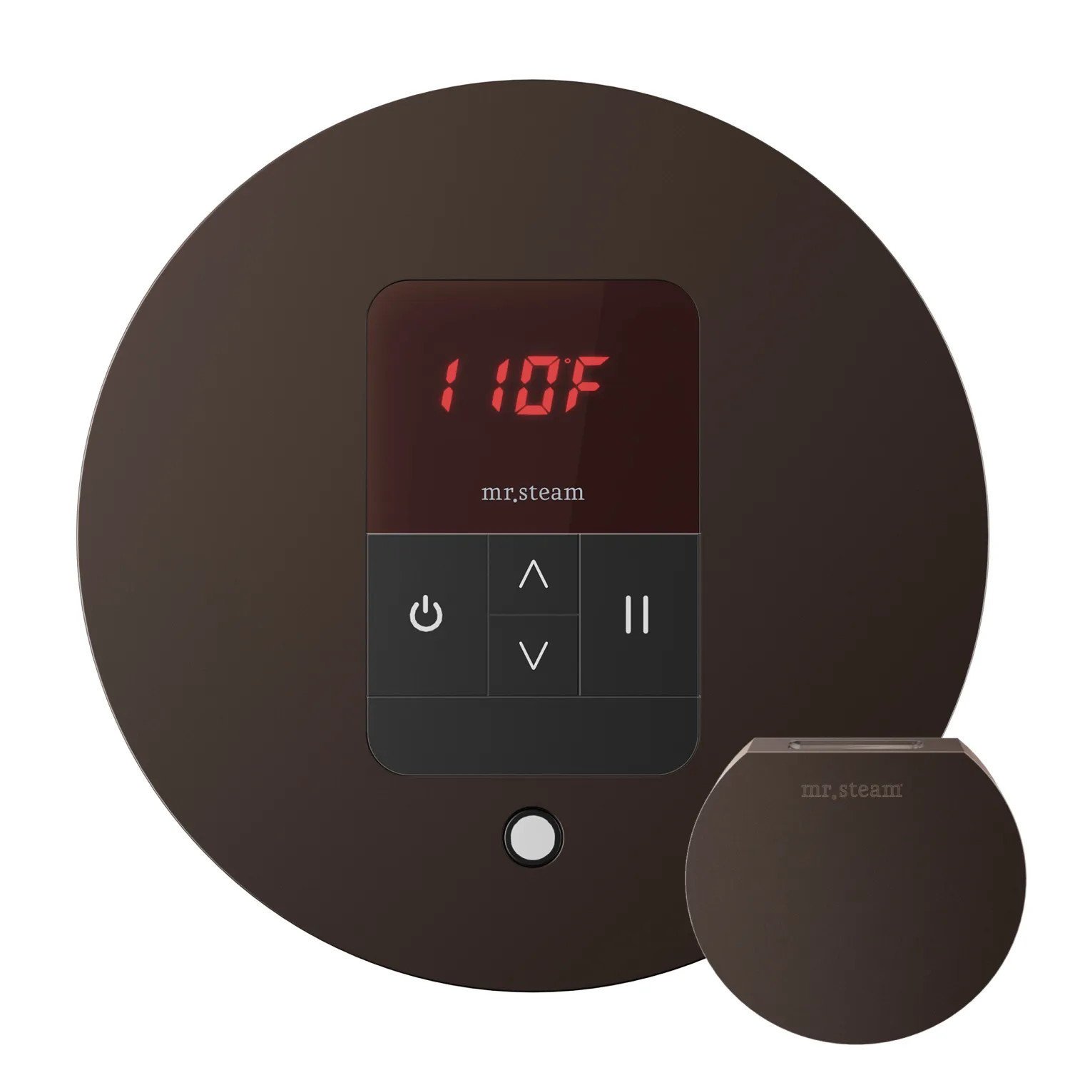 Mr. Steam MSITEMPORD-ORB Mr Steam iTempo Round Steam Shower Control in Oil Rubbed Bronze  - MSITEMPORD-ORB