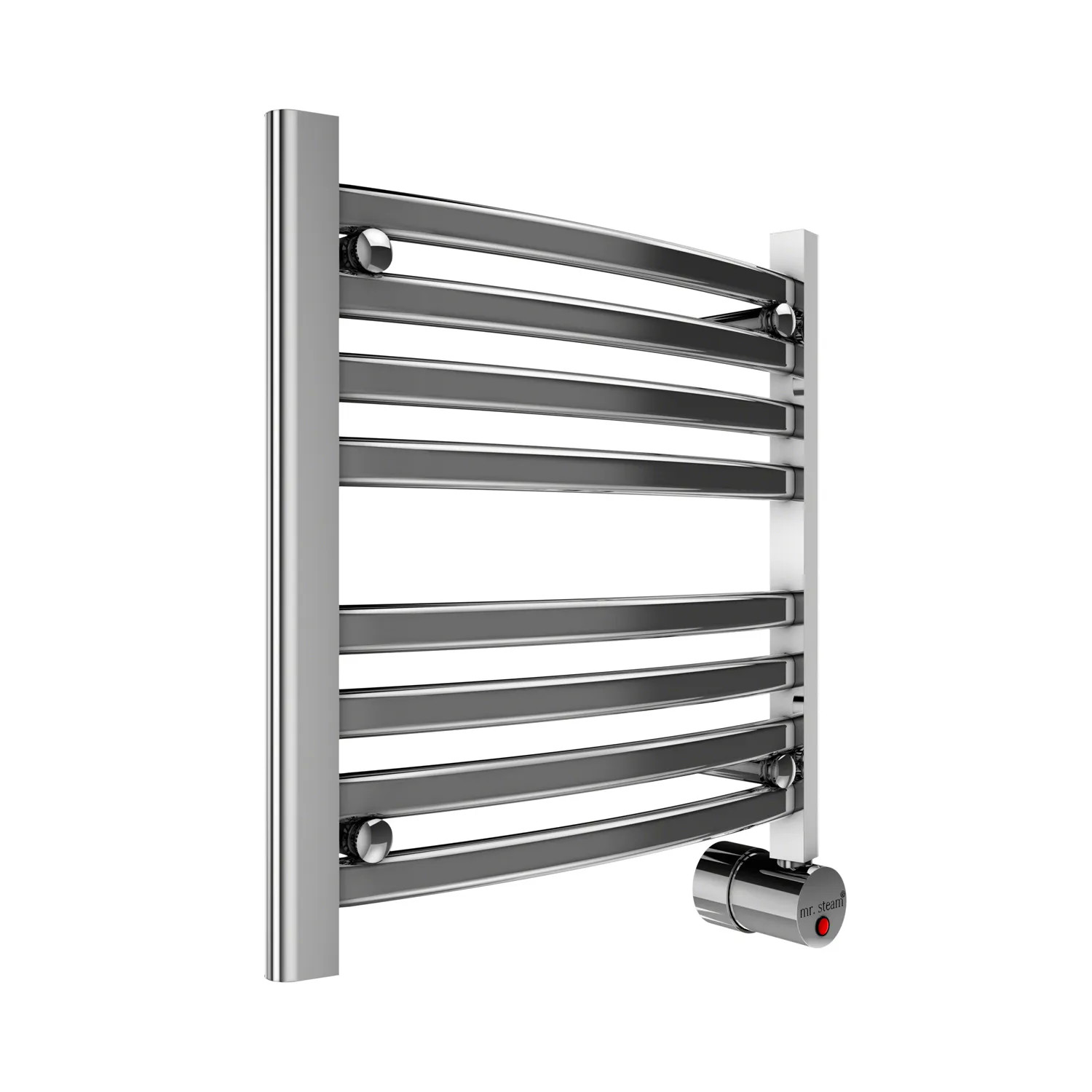 Mr. Steam W219TPC Mr Steam Broadway Collection 8-Bar Wall-Mounted Electric Towel Warmer with Digital Timer in Polished Chrome - W219TPC