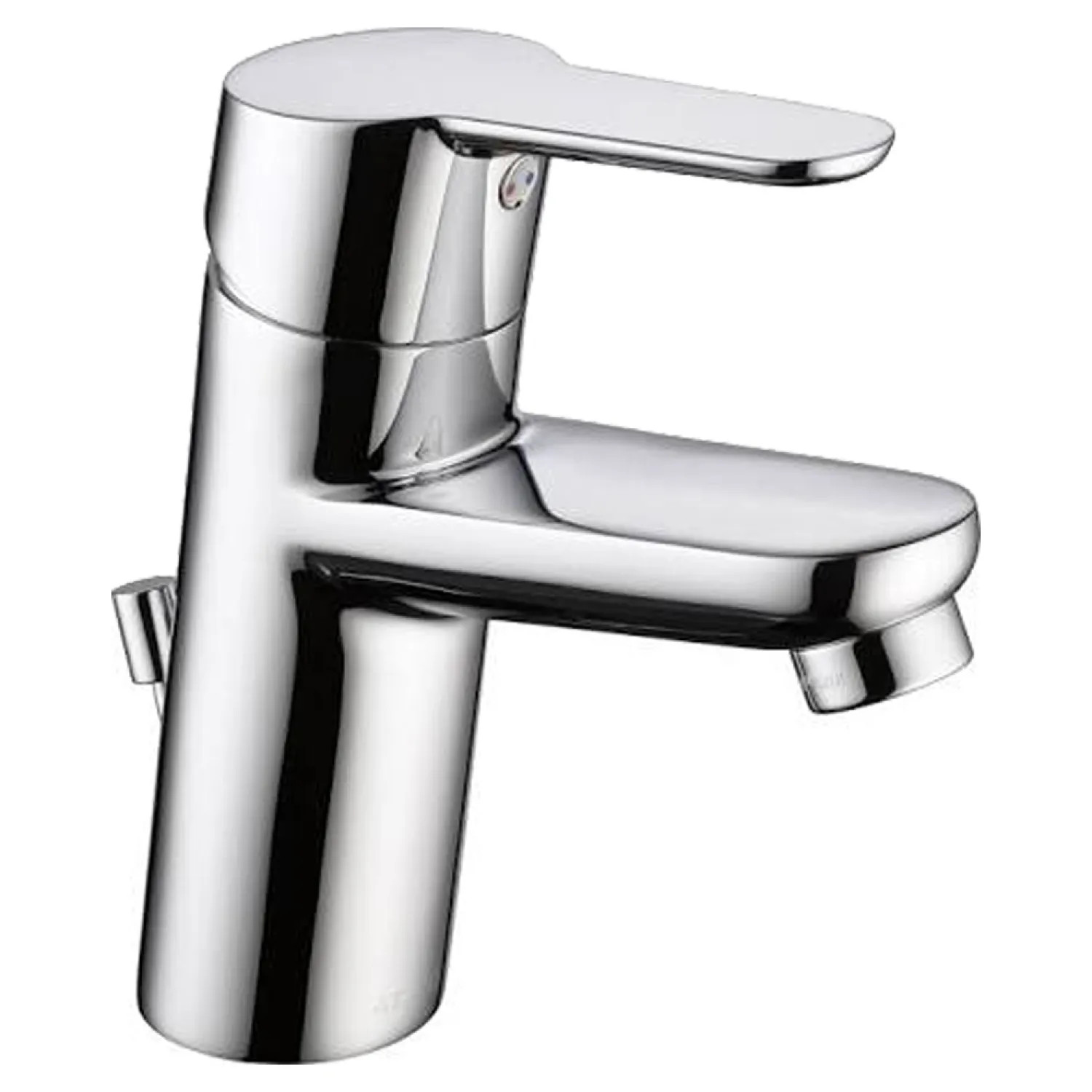 Delta 573LF-PP Delta Modern Single-Hole Chrome Lavatory Faucet with Tilted Body, 50/50 Pop-Up, 1.2 GPM, Single-Handle, Project Pack - 573LF-PP