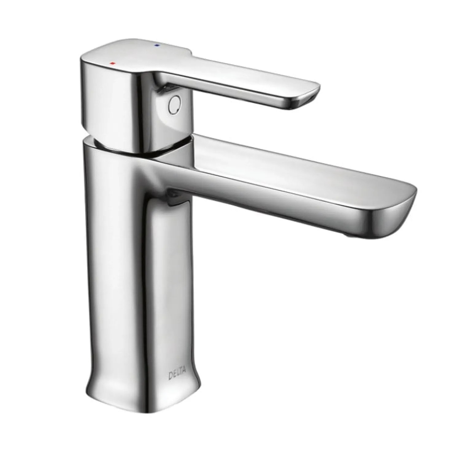 Delta 581LF-MPU-PP Delta Modern Single-Hole Chrome Lavatory Faucet, Metal Pop-Up, 1.2 GPM, Single-Handle, Project Pack - 581LF-MPU-PP