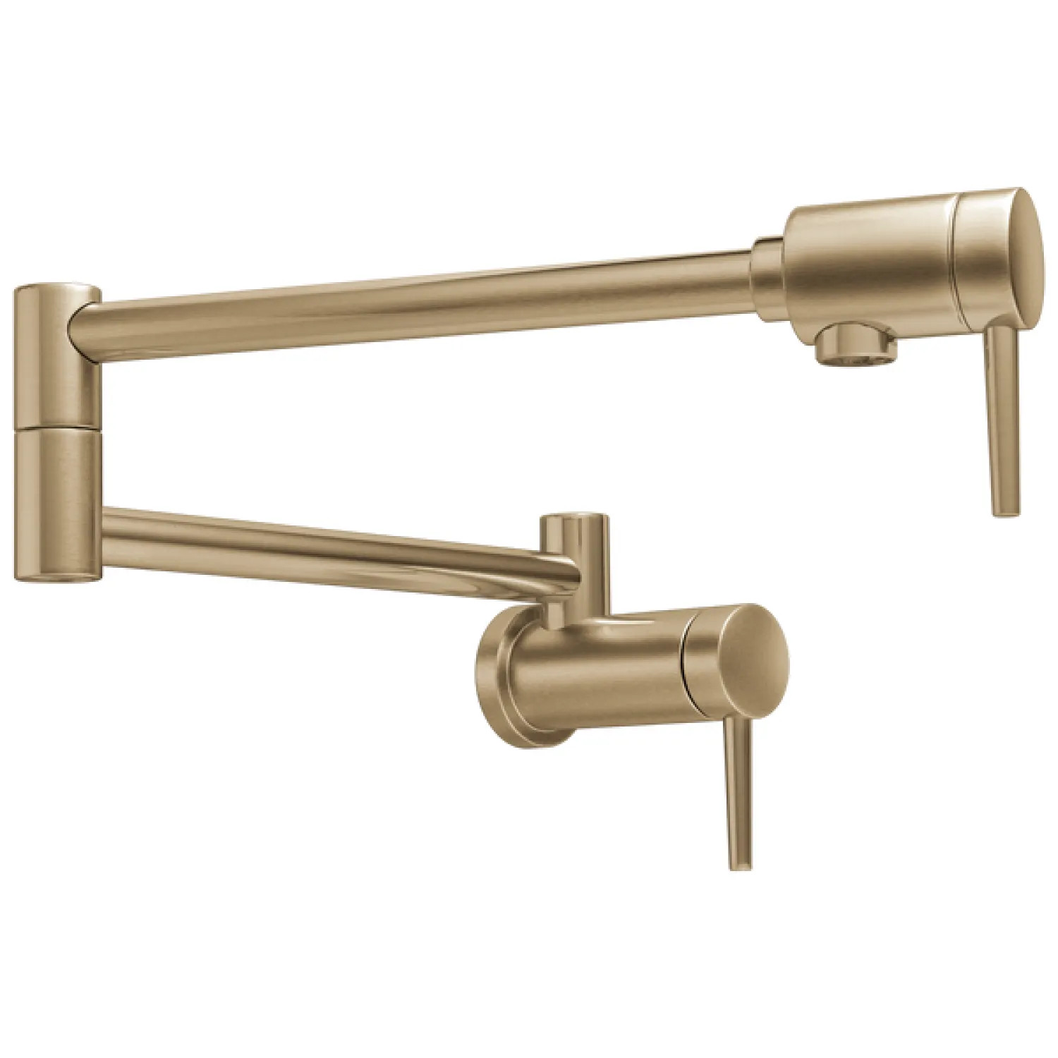 Delta 1165LF-CZ Delta Contemporary Wall-Mount Pot Filler Faucet In Champagne Bronze - 1165LF-CZ