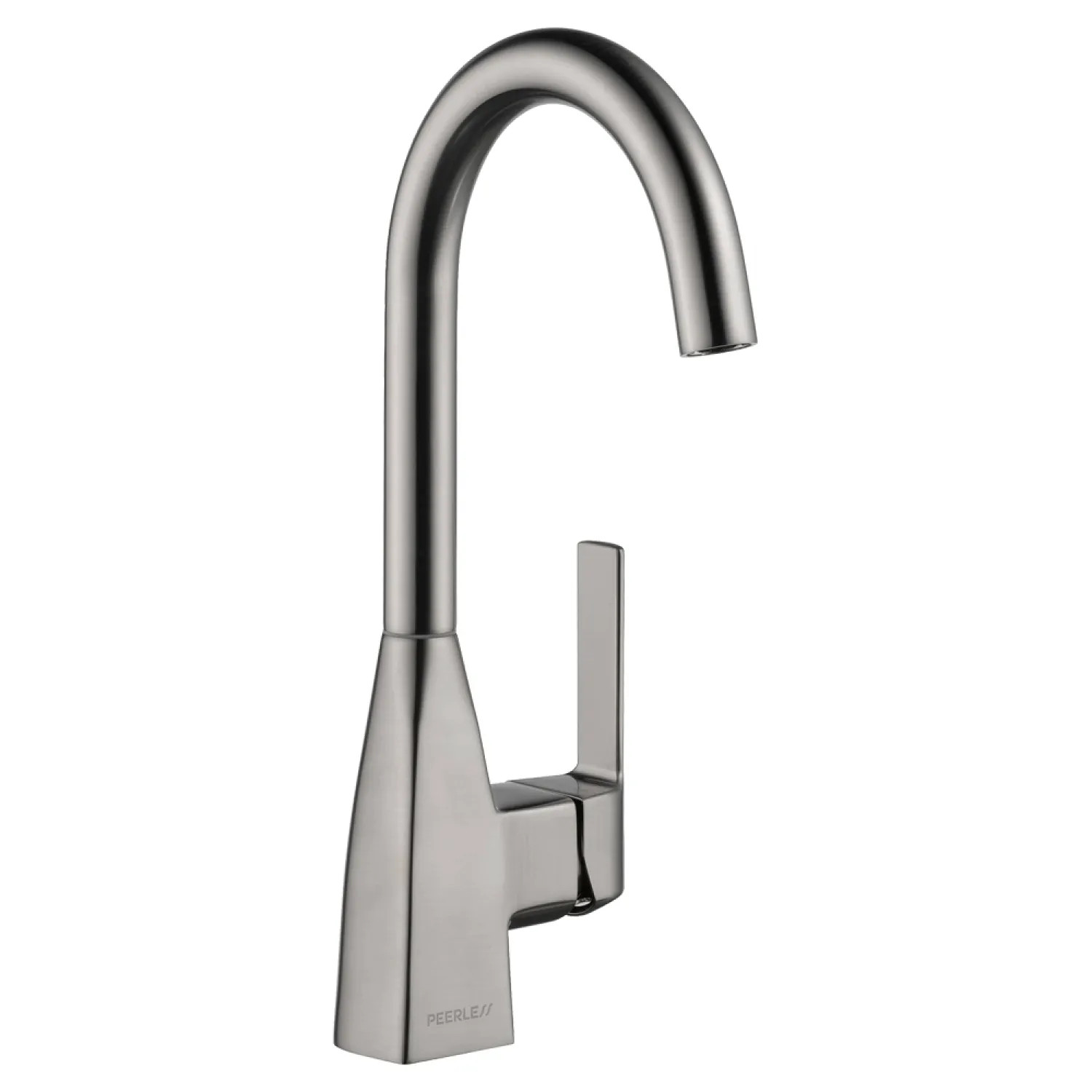 Peerless P1819LF-SS Peerless Xander Stainless Single-Handle Bar Faucet with Swivel Spout, ADA Lever Handle, 1.5 GPM - P1819LF-SS