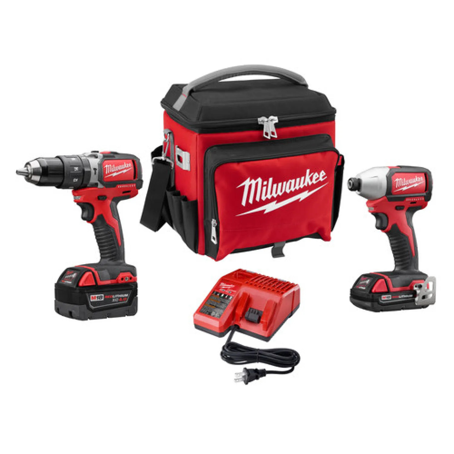 Milwaukee 2799-22CXPO Milwaukee 2799-22CXPO M18 Compact Brushless Hammer Drill and Impact Driver Combo Kit