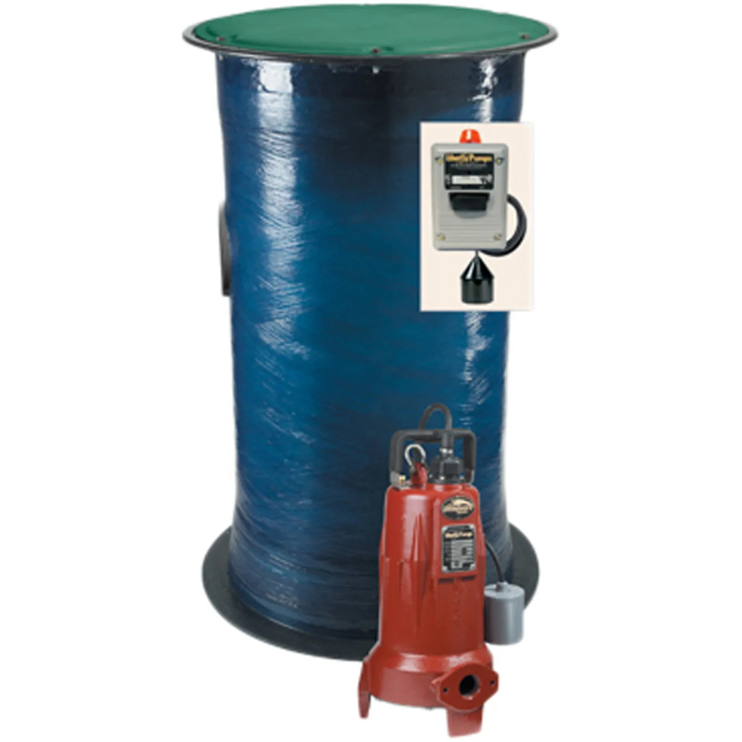 Liberty EPAK-LSG Liberty Pumps 2 HP Unassembled Grinder System, 1 1/4
