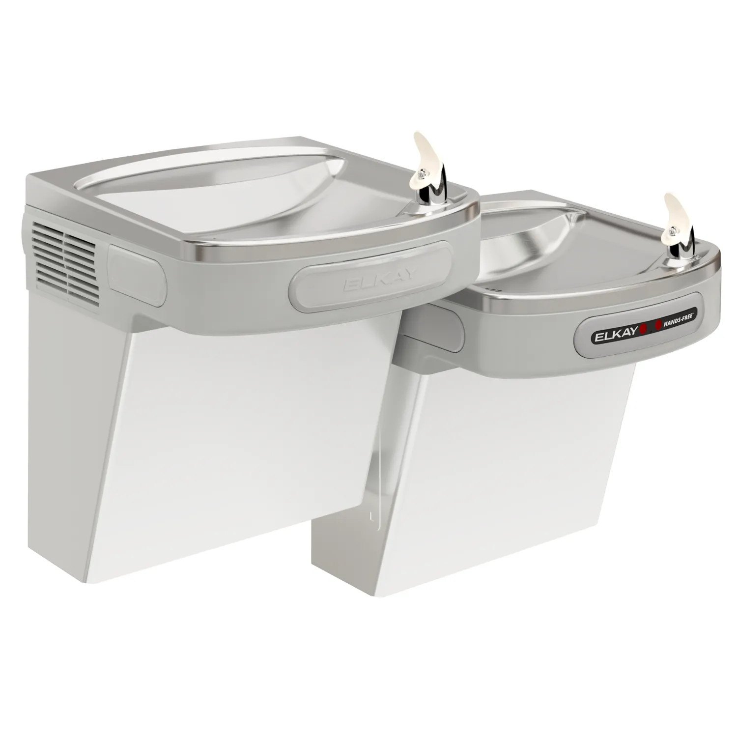 Elkay EZOSTL8SC Elkay EZOSTL8SC Versatile Bi-Level Hands-Free Water Cooler - 8 GPH, Non-Filtered, 115v, Stainless