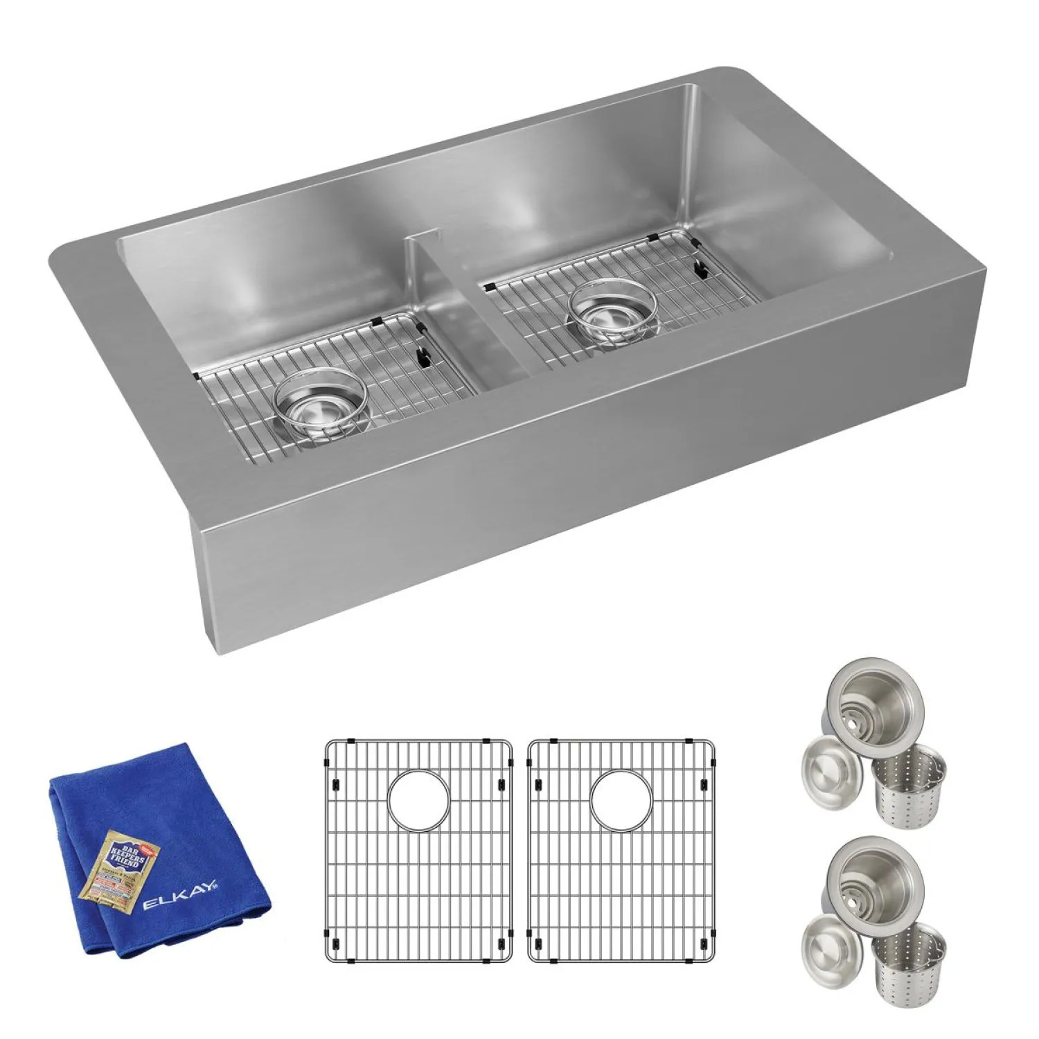 Elkay ECTRUFA32179C Elkay Crosstown Stainless Steel 35-7/8