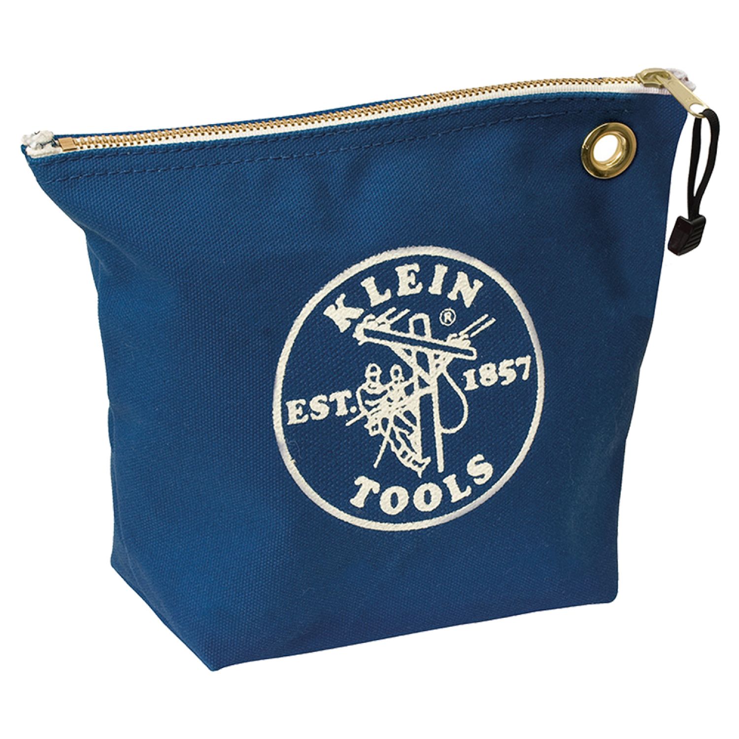 Klein 5539BLU KLEIN 5539BLU CANVAS ZIPPER BAG- CONSUMABLES, BLUE