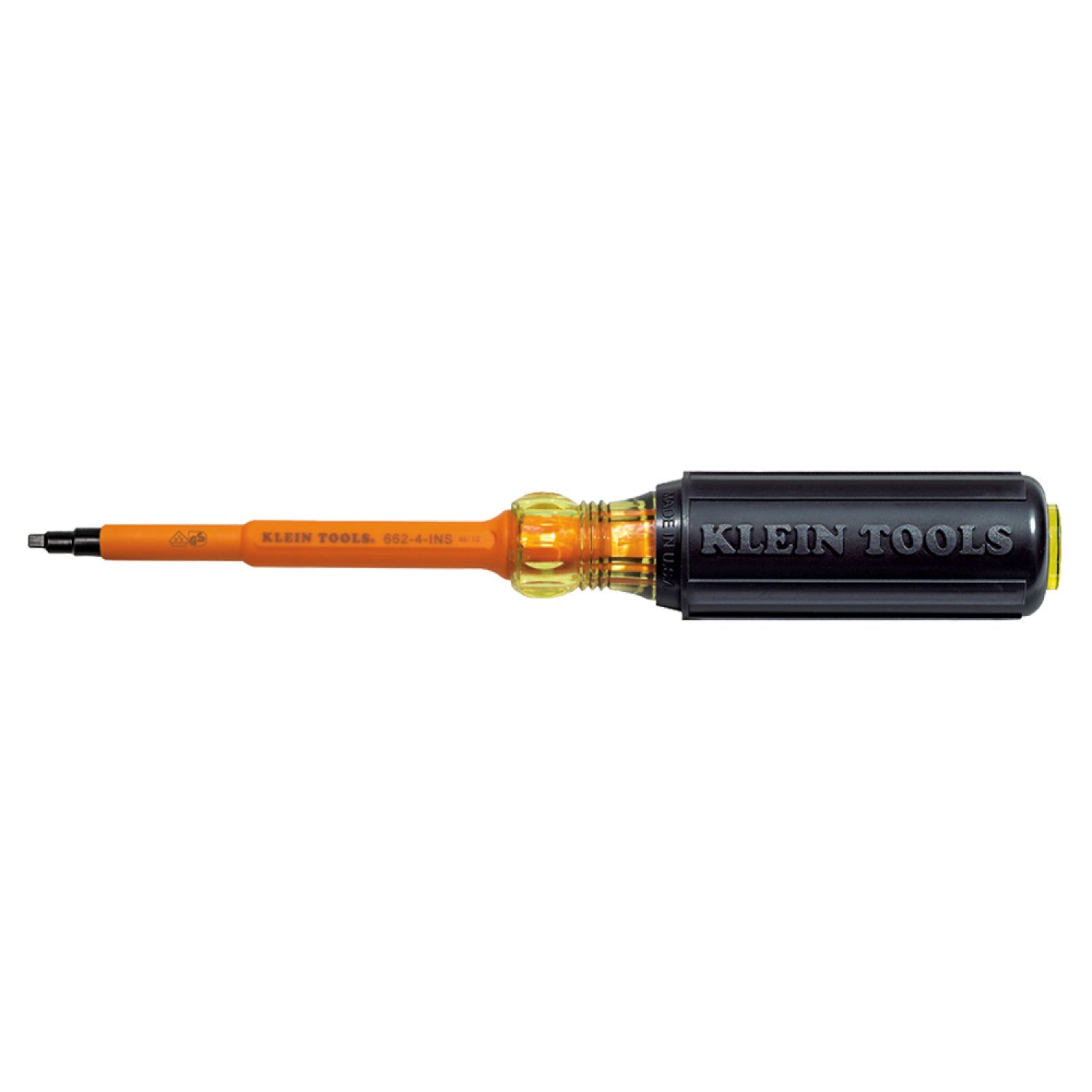 Klein 662-4-INS KLEIN 662-4-INS #2 INSULATED SCREWDRIVER 4