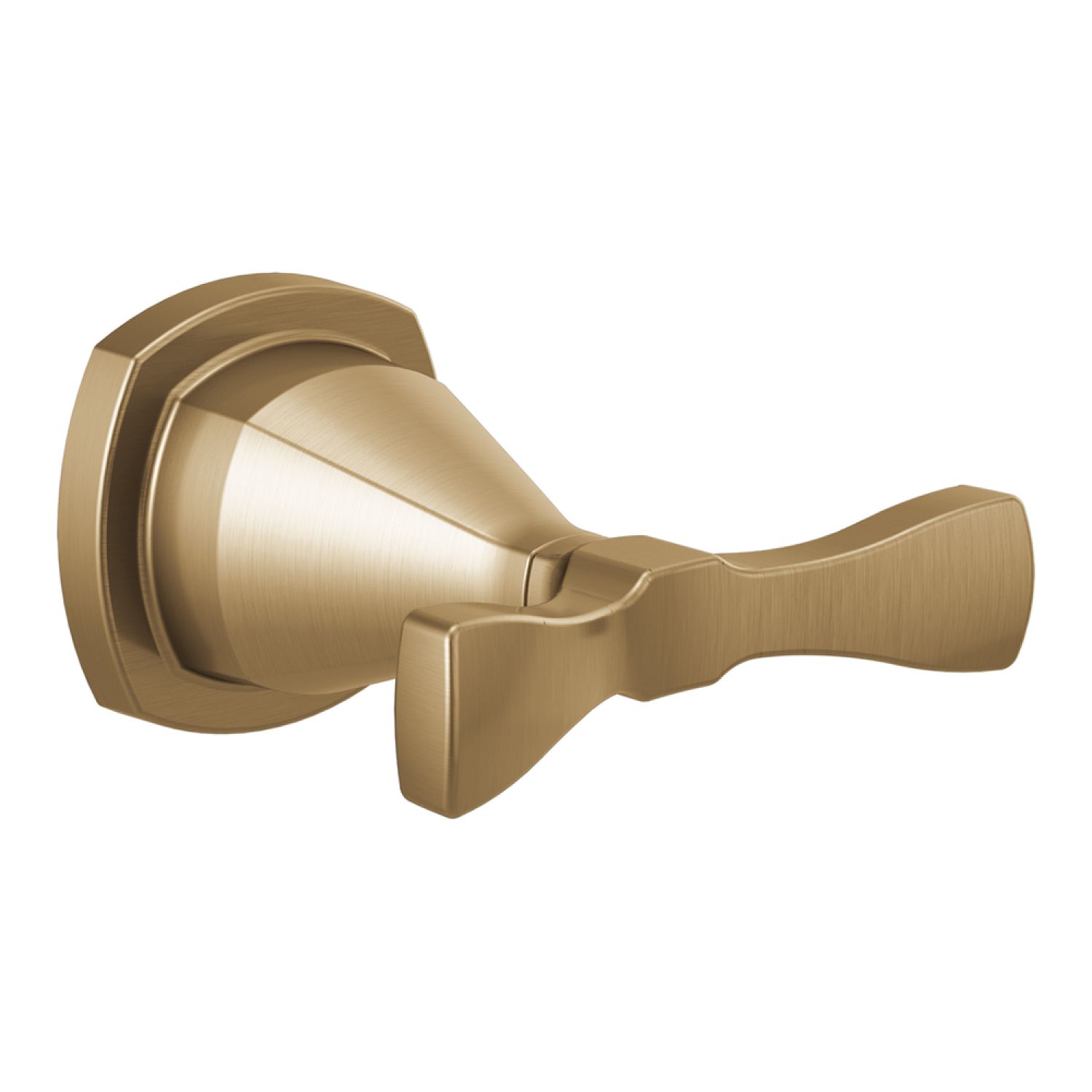 Delta 77638-CZ Delta Stryke Double Robe Hook, Champagne Bronze - 77638-CZ