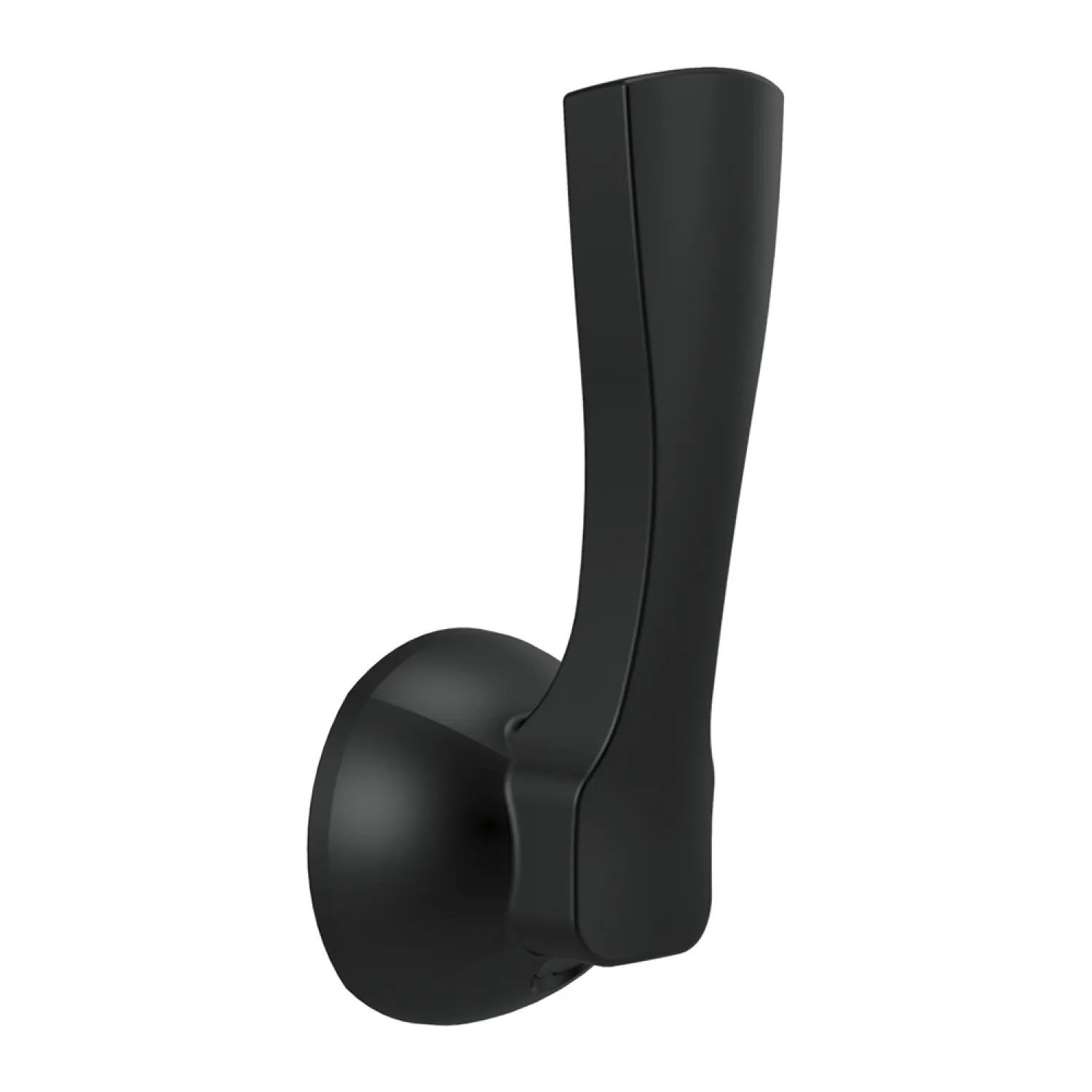 Delta H550BL Delta Stryke Matte Black Single Lever Handle with Set Screw and Allen Wrench, Red/Blue Indicator Markings, ADA - H550BL