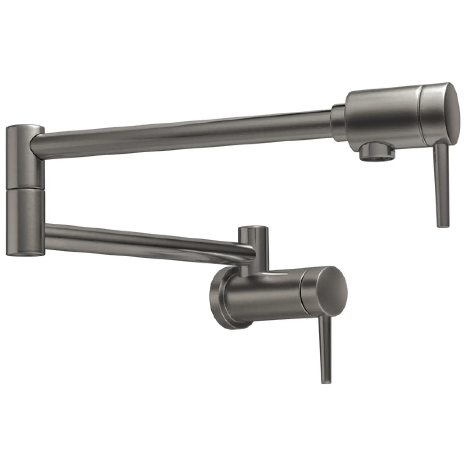 Delta 1165LF-KS Delta Contemporary Wall-Mount Pot Filler Faucet In Black Stainless - 1165LF-KS