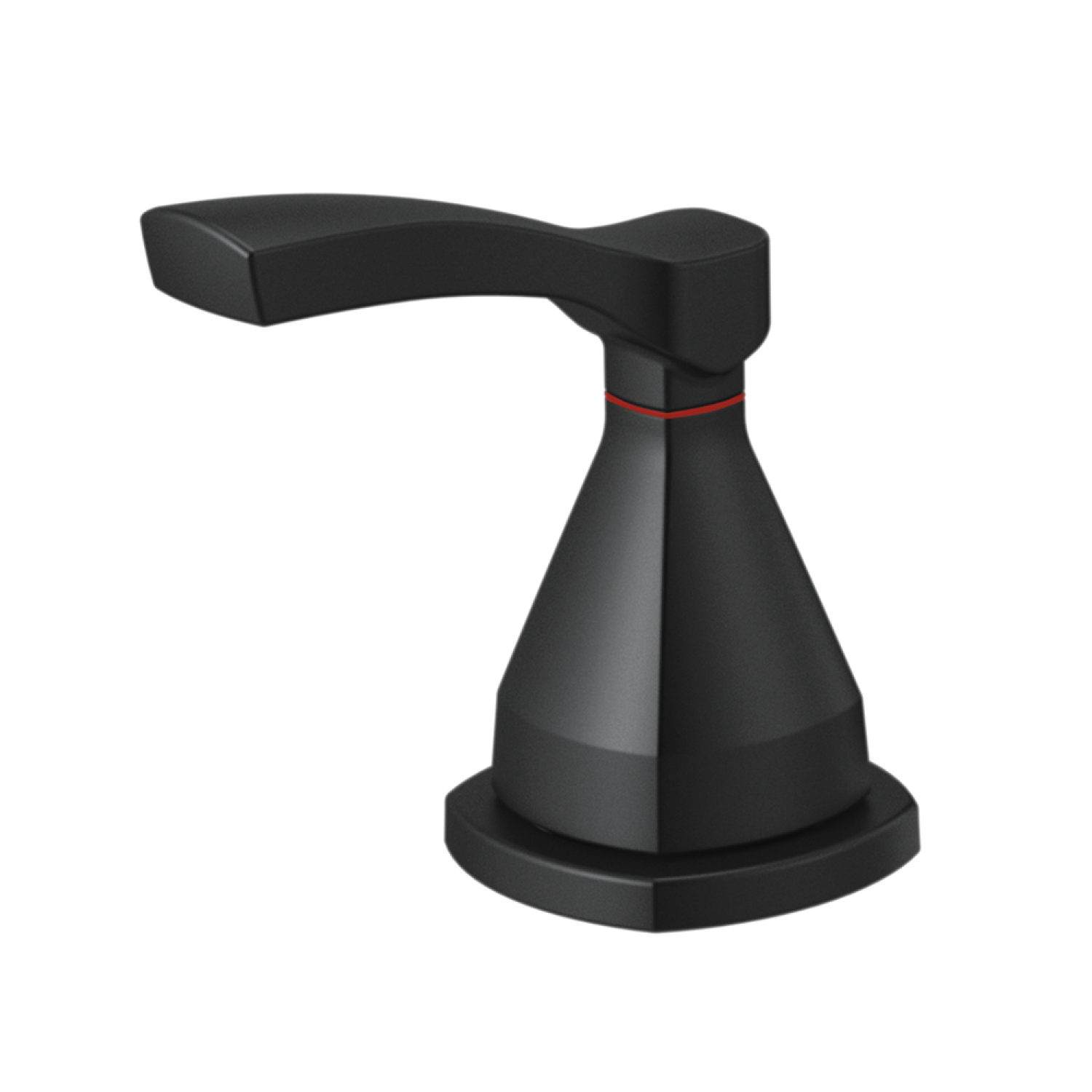 Delta RP100392BL Delta Stryke 4-3/8in Matte Black Single Lever Handle Assembly for Roman Tub Faucet, Left Handle, ADA - RP100392BL