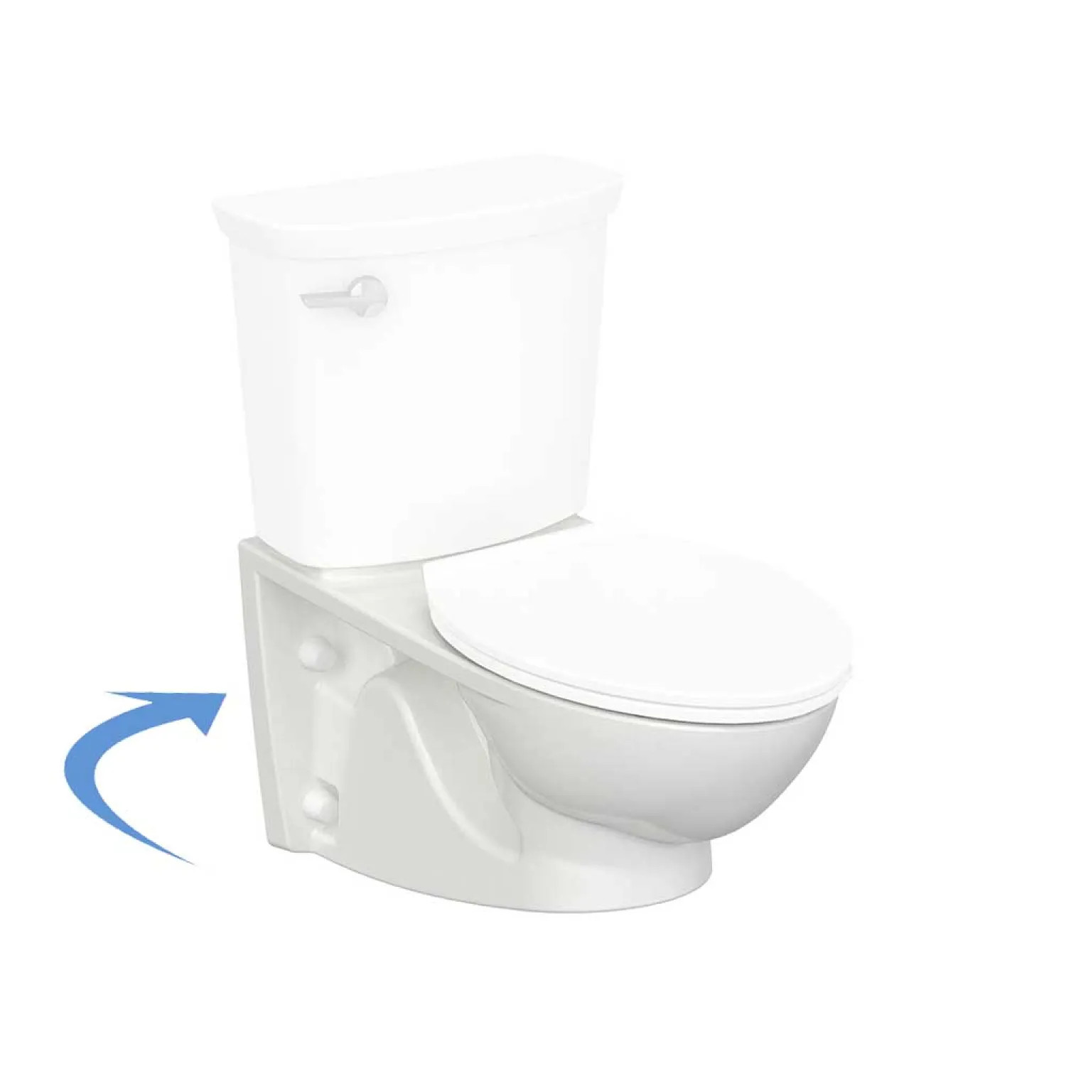 American Standard 3447.101.020 American Standard 3447.101.020 Glenwall Vormax Wall Hung Bowl Only, Elongated, White
