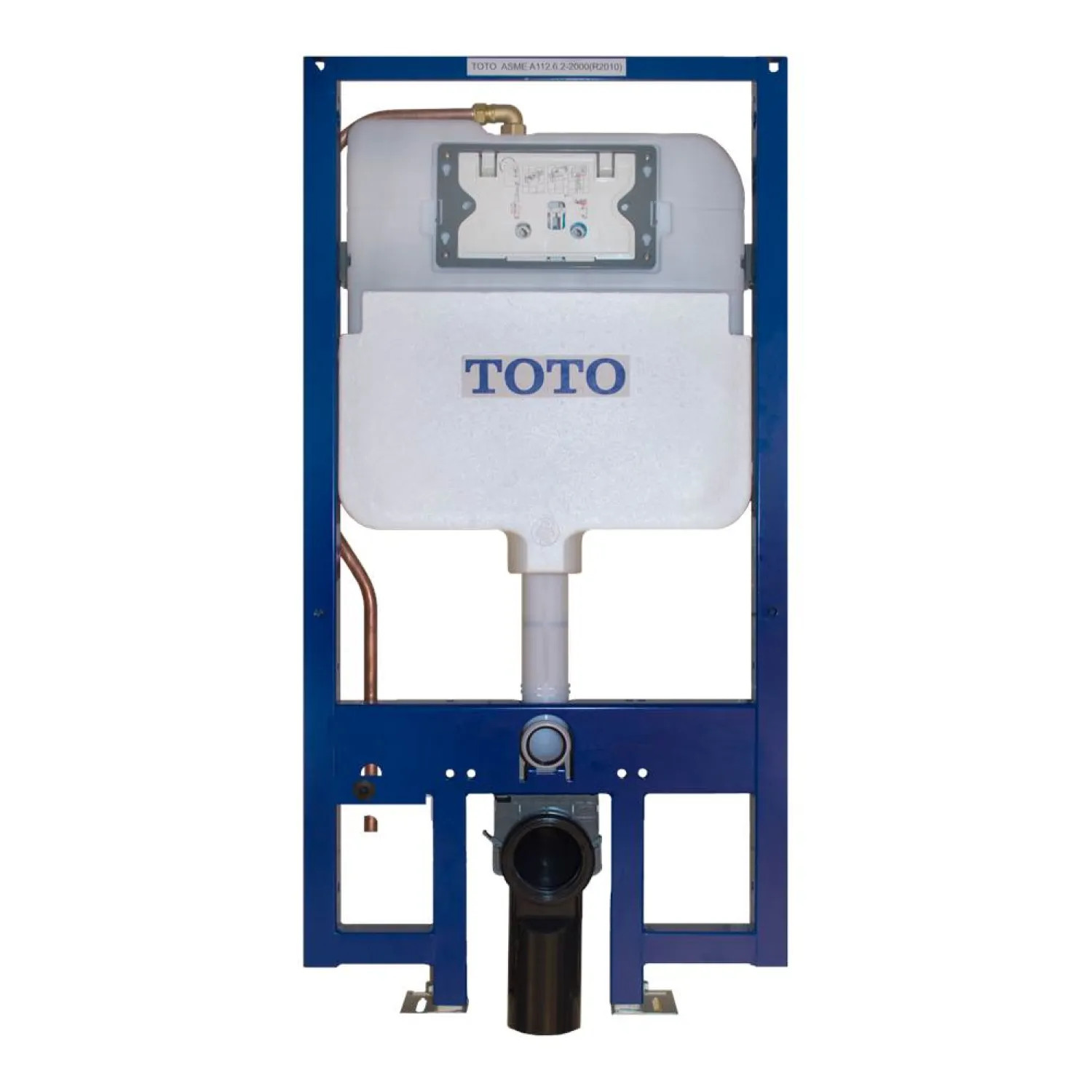 Toto WT172M TOTO Duofit In-Wall Tank System, Dual Flush, 1.28 and 0.9 GPF, Adjustable Mounting Height, Low Consumption,  - WT172M