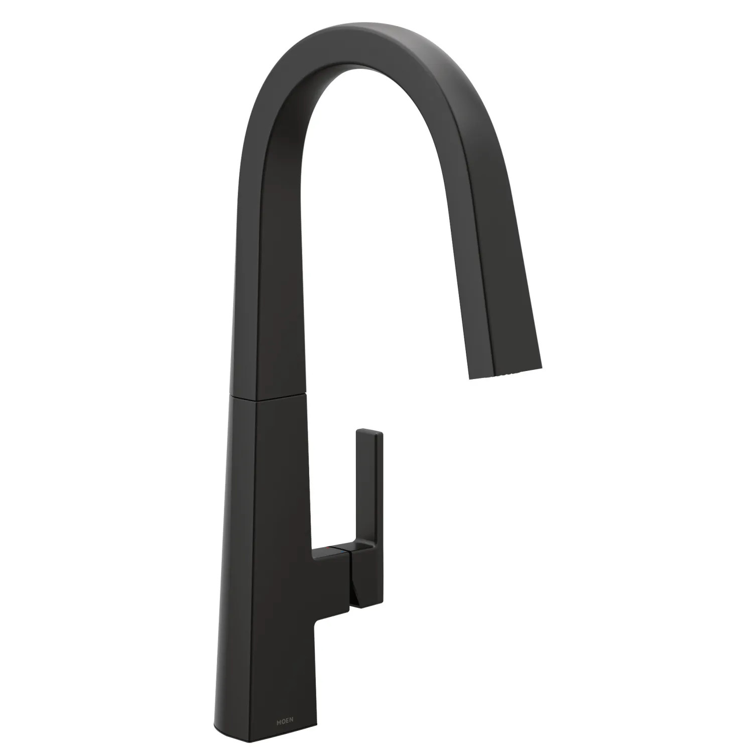 Moen S75005BL Moen Nio Single-Handle Pull-Down High Arc Kitchen Faucet, Matte Black - S75005BL