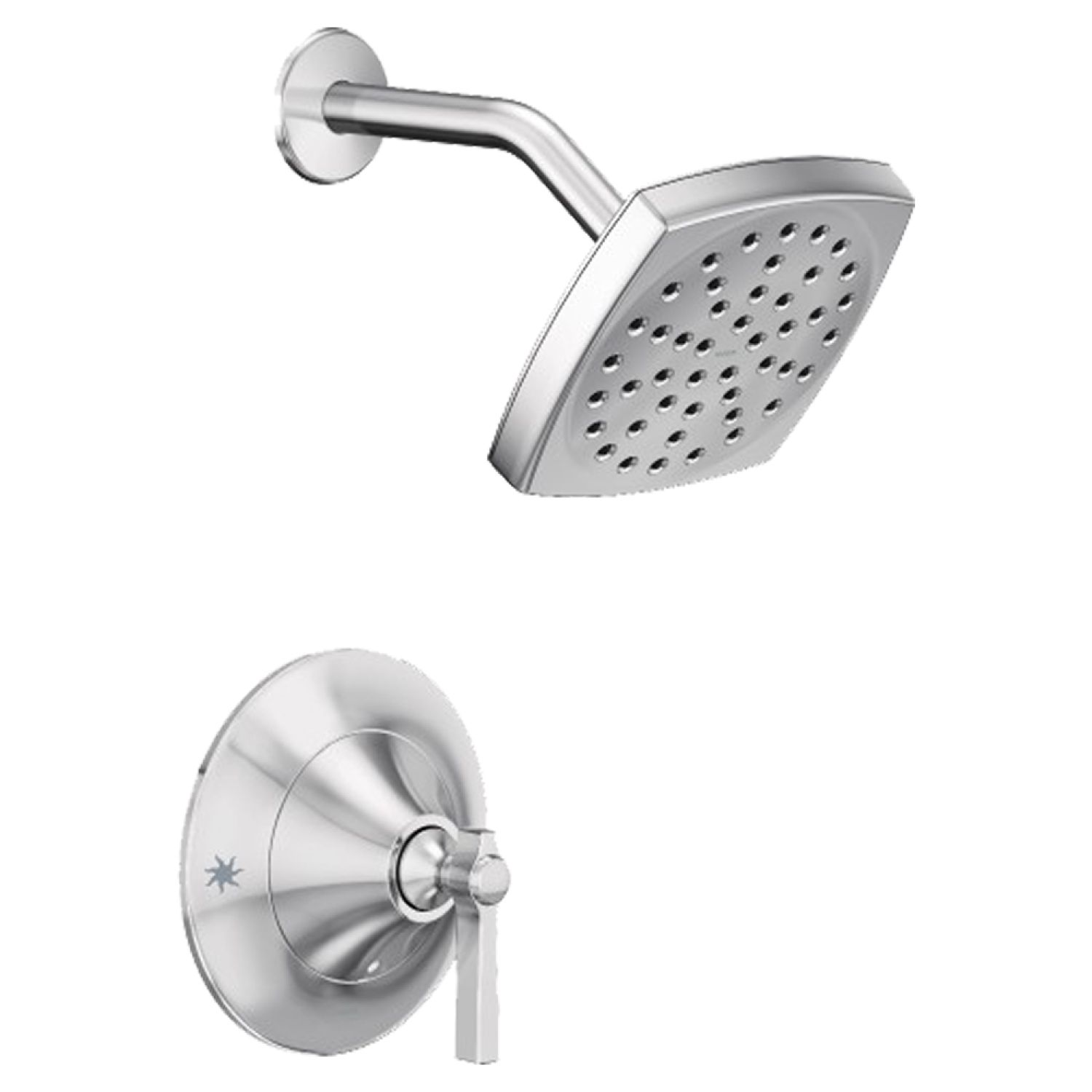 Moen TS2912EP Moen Flara Posi-Temp Single-Handle Shower Faucet with 6