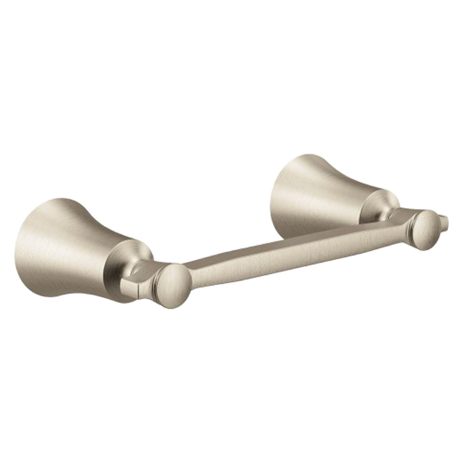 Moen YB0308BN Moen Flara Pivoting Toilet Paper Holder, Brushed Nickel - YB0308BN