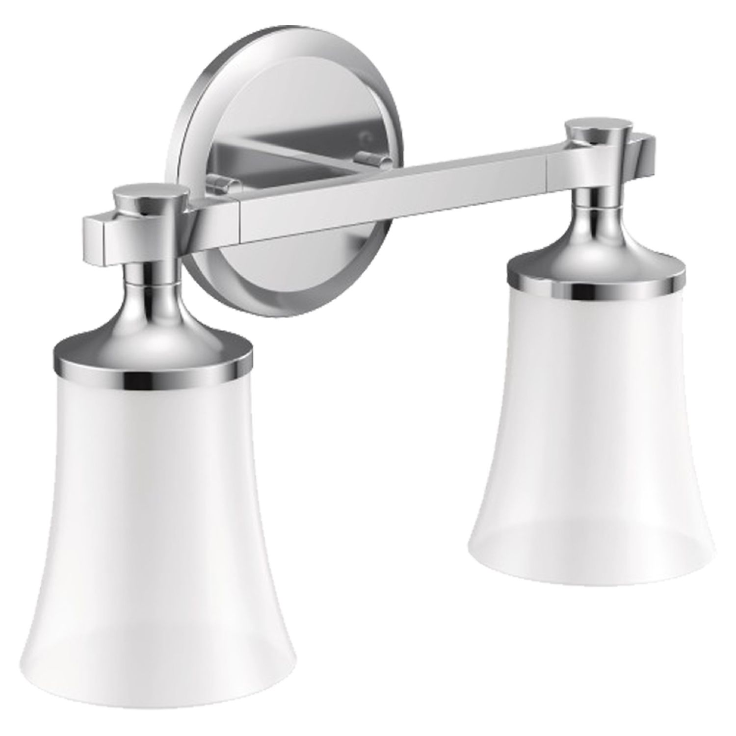 Moen YB0362CH Moen CSI Flara Two-Globe Bath Light Sconce - Chrome (YB0362CH)