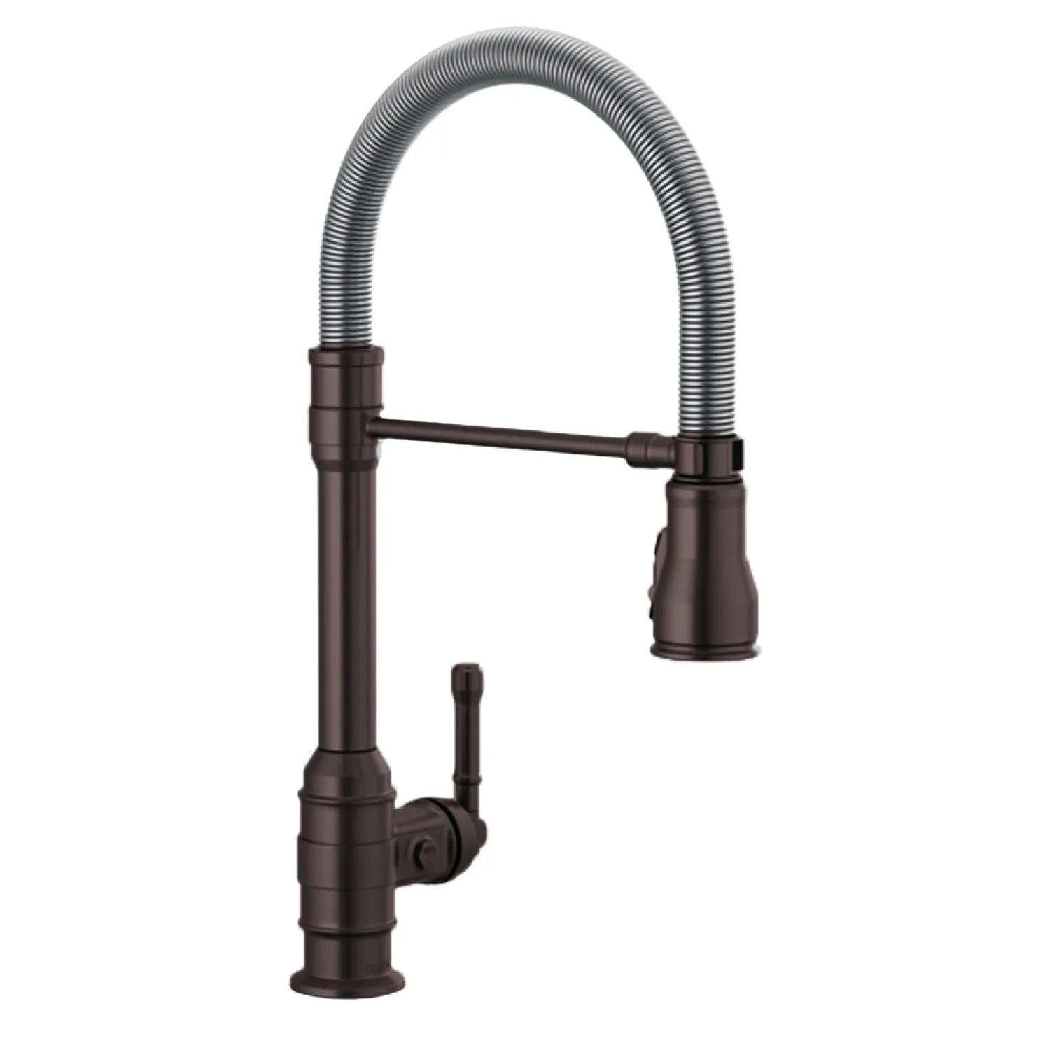 Delta 9690-RB-DST Delta Broderick Pro Single Handle Pull-Down Kitchen Faucet w/ Spring Spout, Venetian Bronze - 9690-RB-DST