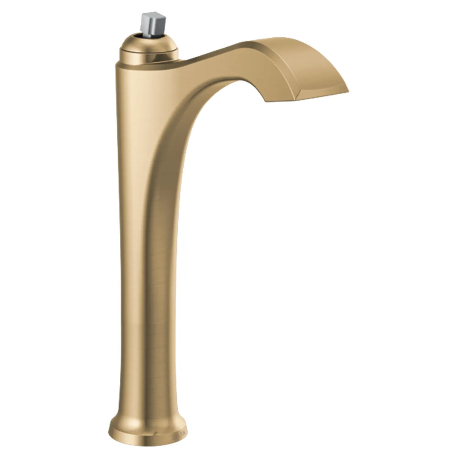 Delta 756-CZLHP-DST Delta Dorval Champagne Bronze Vessel Lavatory Faucet, Less Drain, 1.2 GPM, Less Handle, DIAMOND Seal - 756-CZLHP-DST