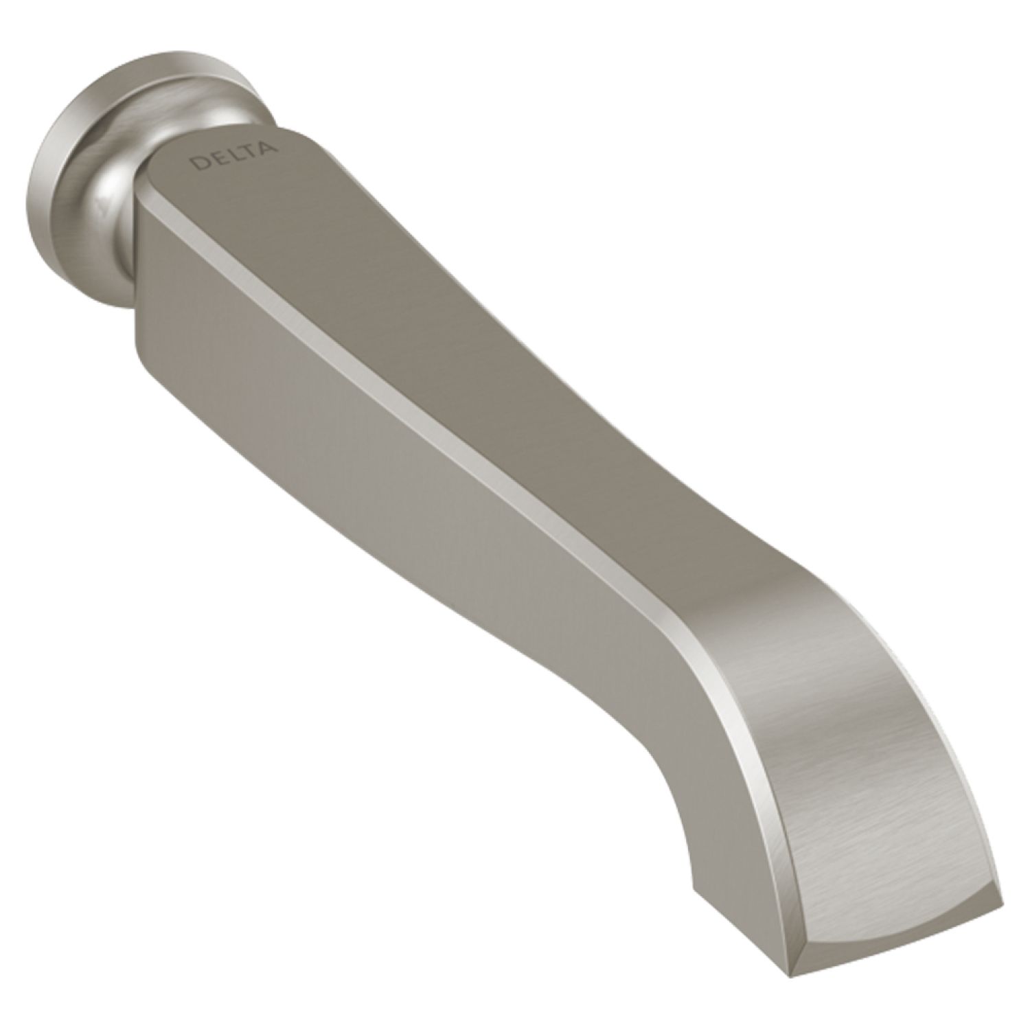 Delta T5756-SSLHP-WL Delta Dorval Two-Handle Wall-Mount Tub Faucet Trim, Three-Hole, Less Handles, Stainless - T5756-SSLHP-WL