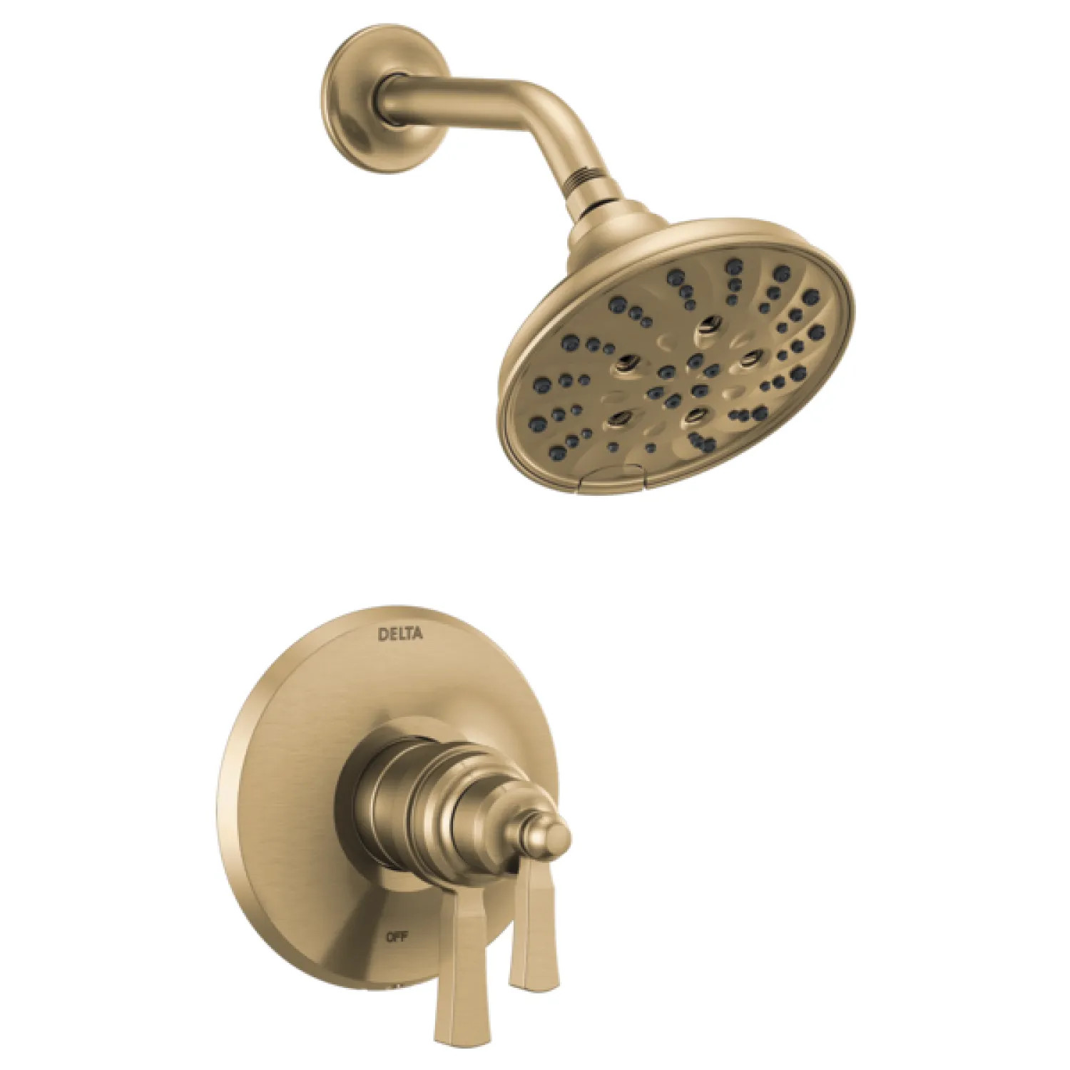 Delta T17T256-CZ Delta T17T256-CZ Dorval TempAssure 17T Shower Trim Only, Champagne Bronze