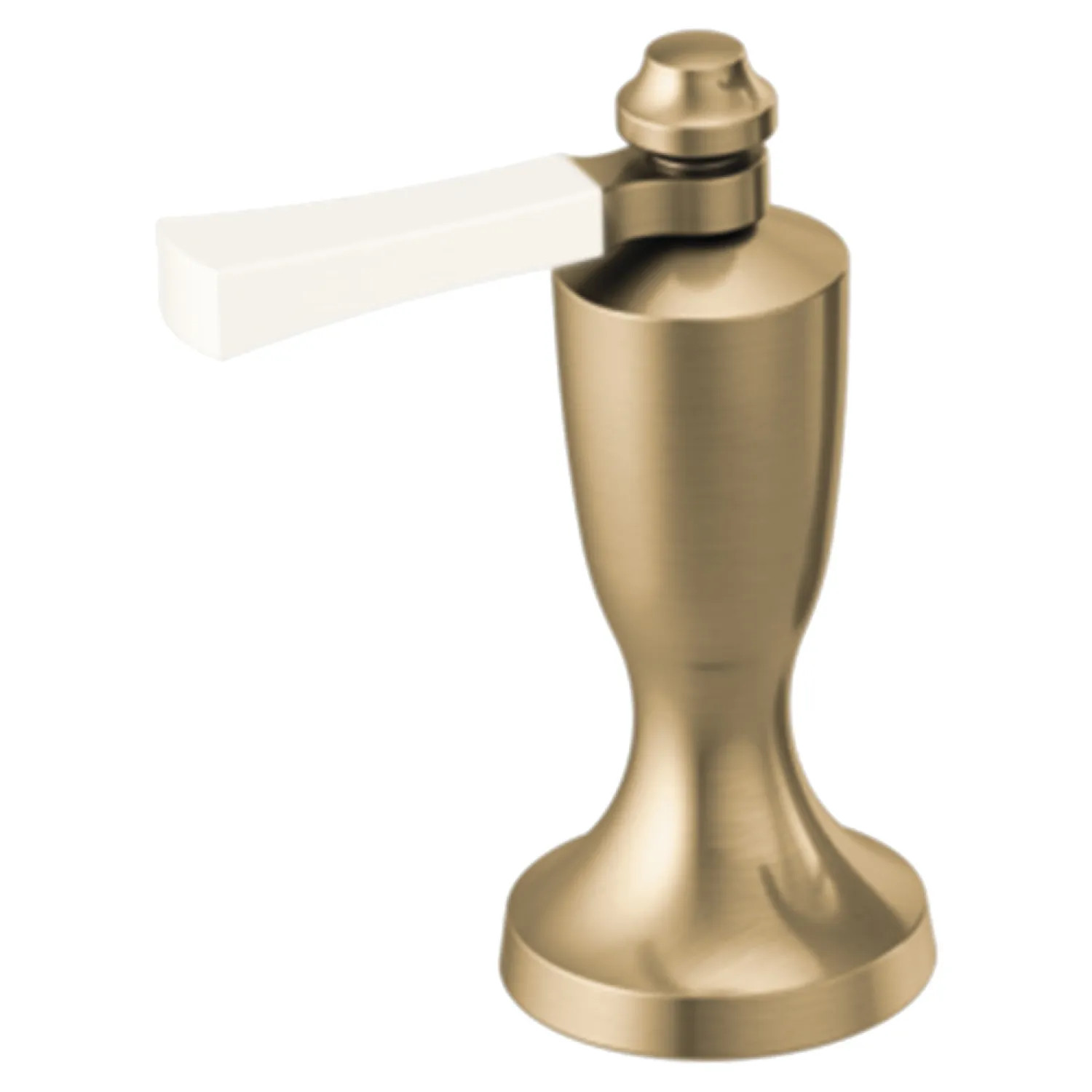 Delta H568-GS Delta H568-GS Dorval Lever Handle Kit for Roman Tub and WM Tub Filler, Champagne Bronze/Porcelain