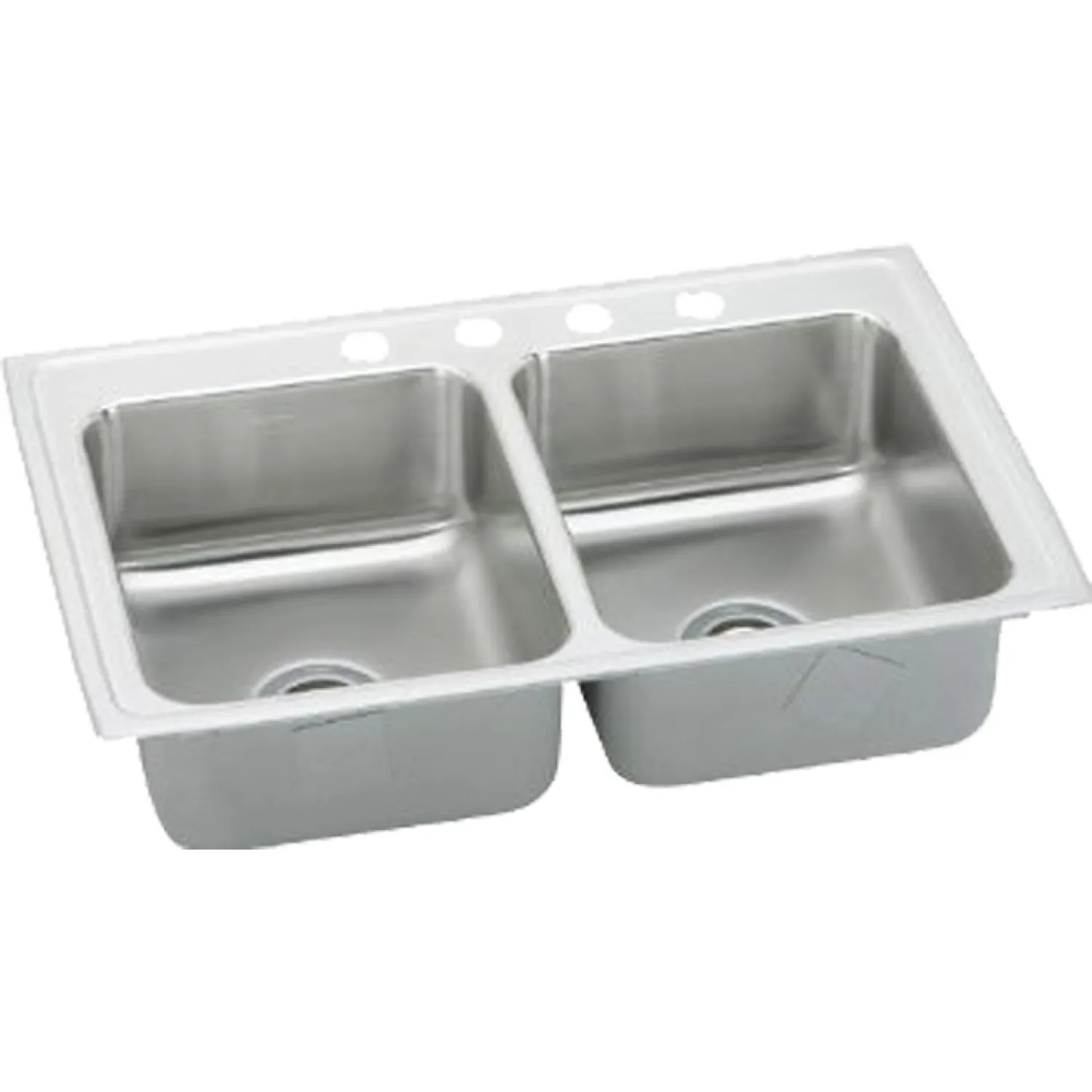Elkay LRAD3722654 Elkay LRAD3722654 Lustertone ADA Double Bowl Sink